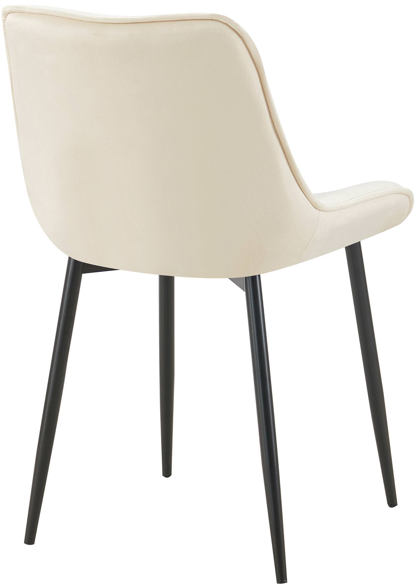 Chaise de salle à manger Wallace velours