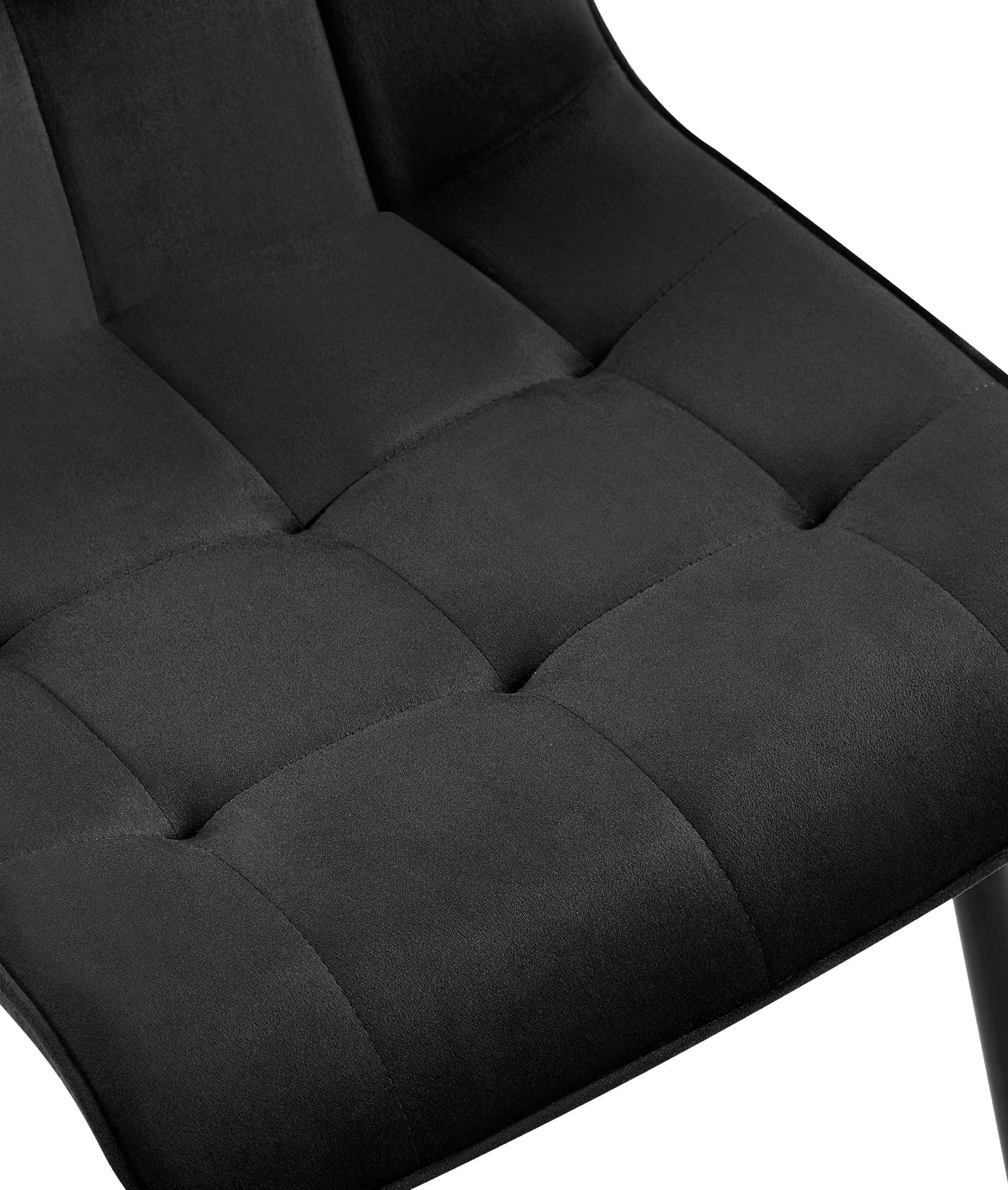 Chaise de salle à manger Gifford revêtement velours
