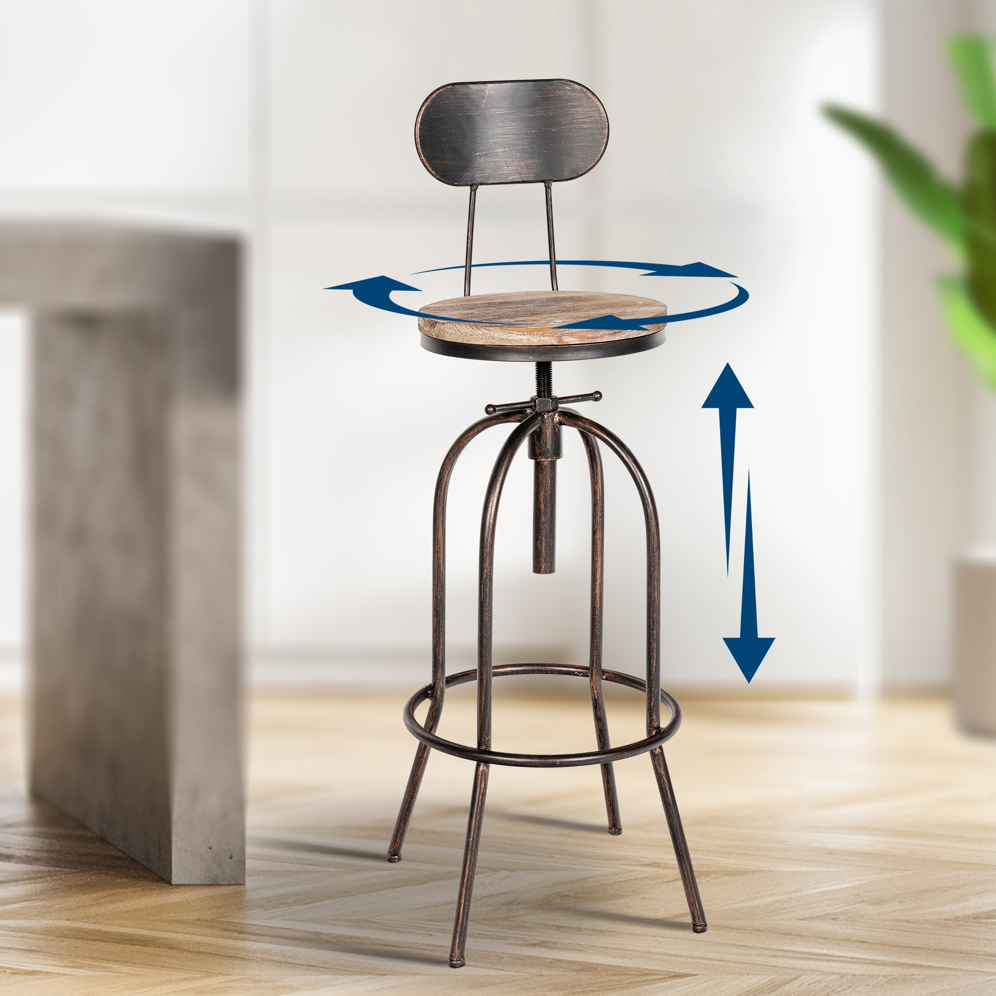 Tabouret de bar Pino