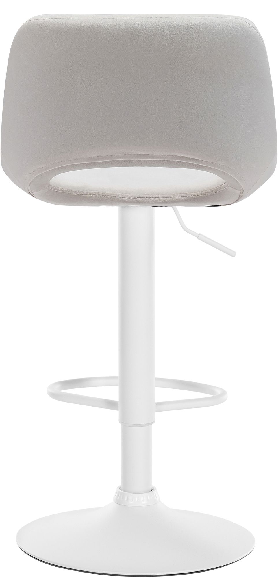 Lot de 2 tabourets de bar Camden velours