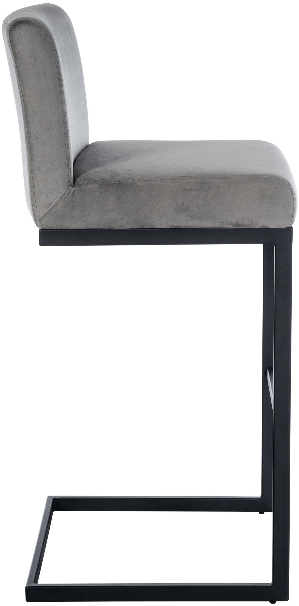 Tabouret de bar Hopewell velours