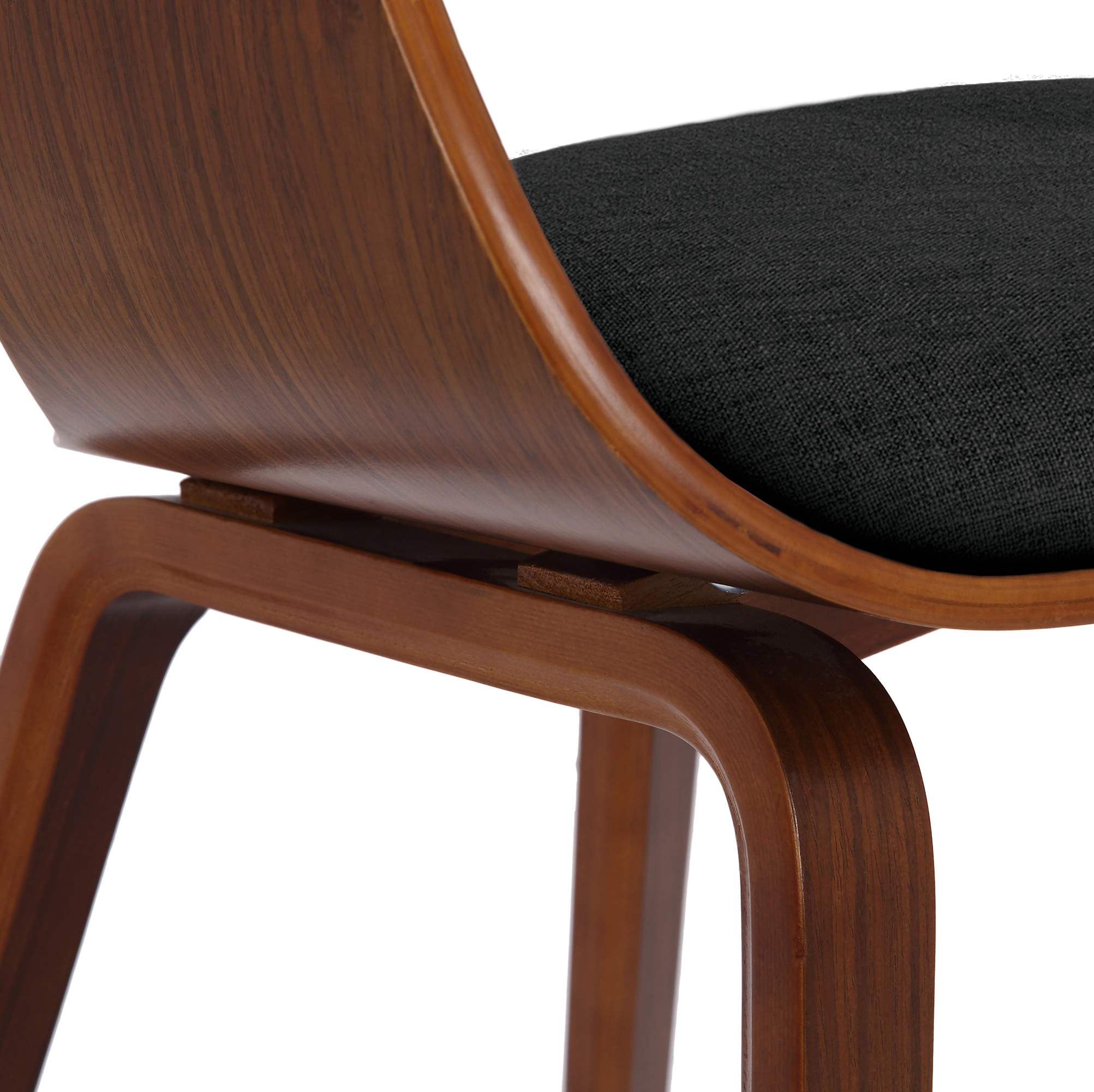 Chaise retro Kingston en tissu