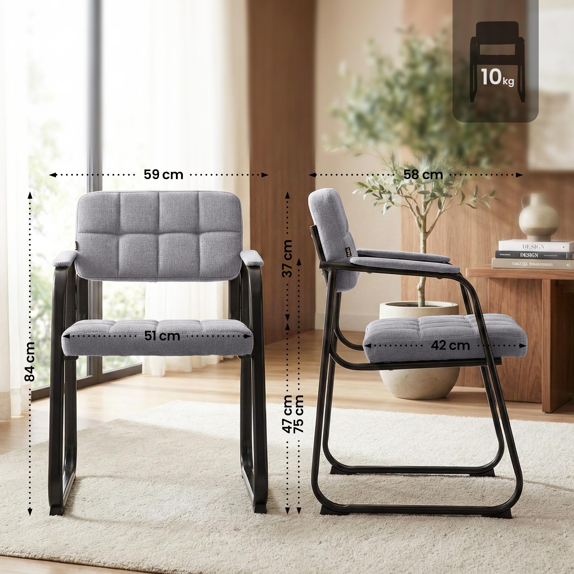 Chaise Visiteur Canada B Tissu