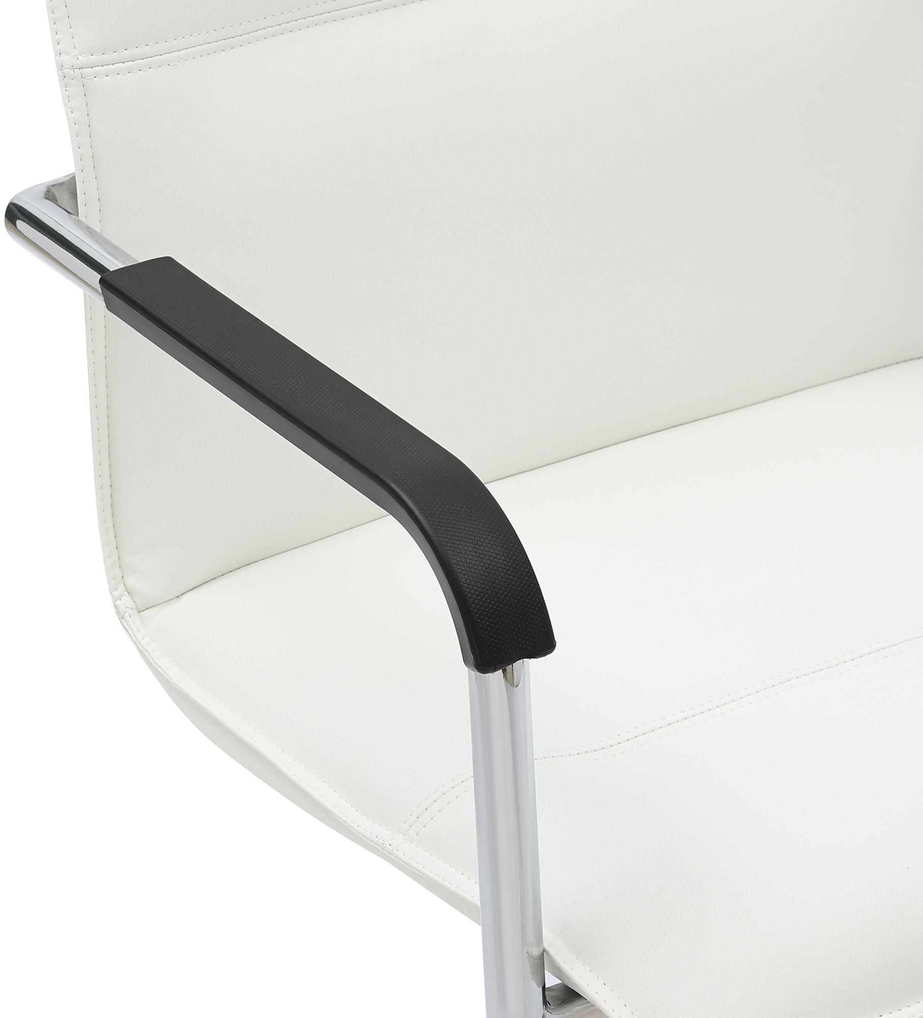 Lot de 2 chaises cantilever Seattle en similicuir