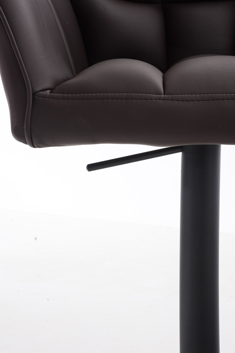 Tabouret de bar Damaso avec revetement en similicuir