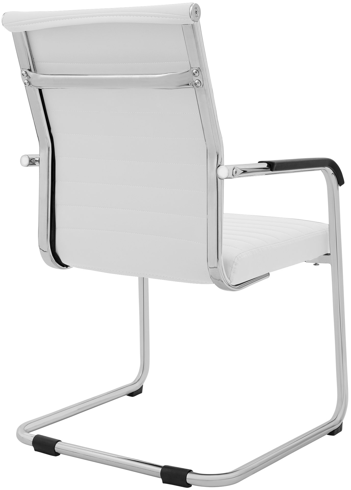 Chaise cantilever Hakon aspect cuir