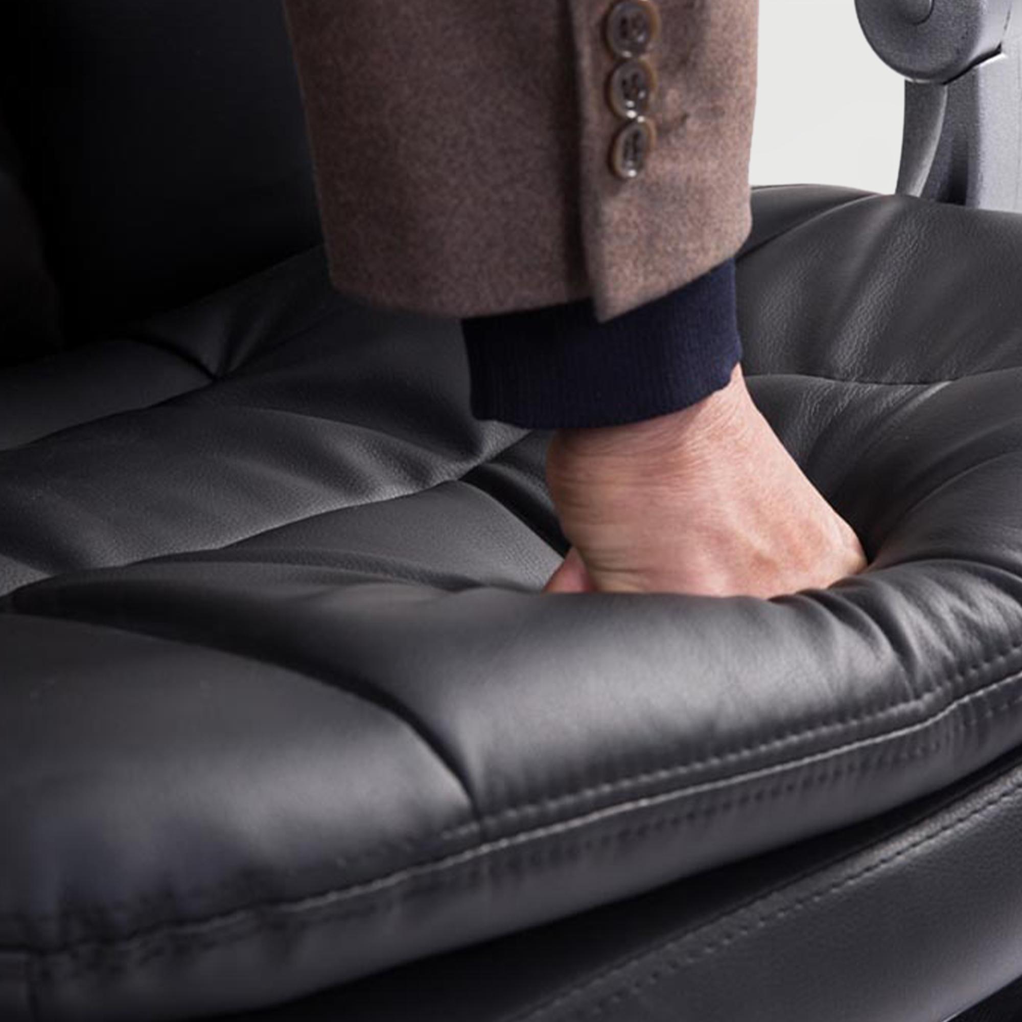 Chaise de bureau XL Troy en similicuir