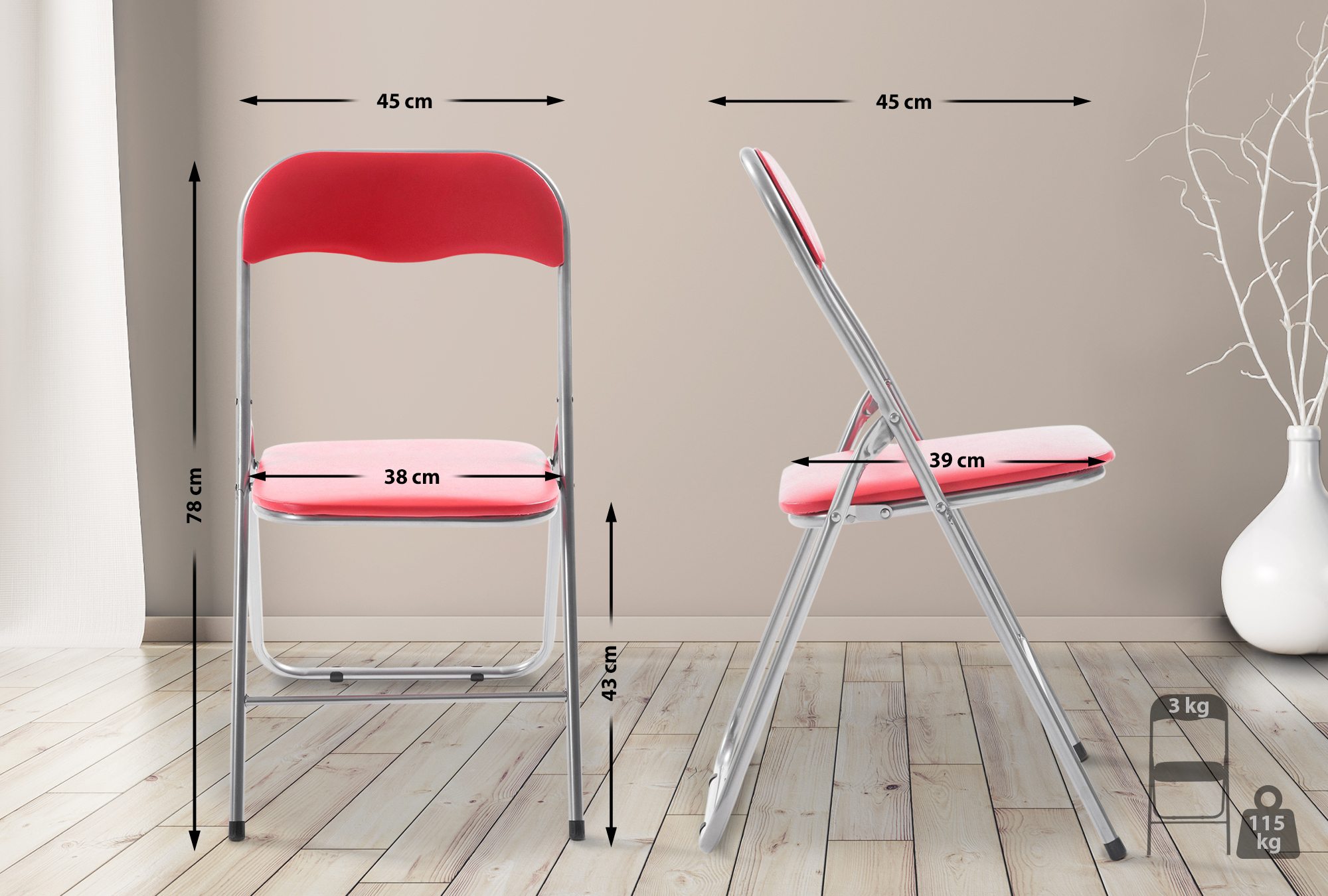 Chaise pliable Felix