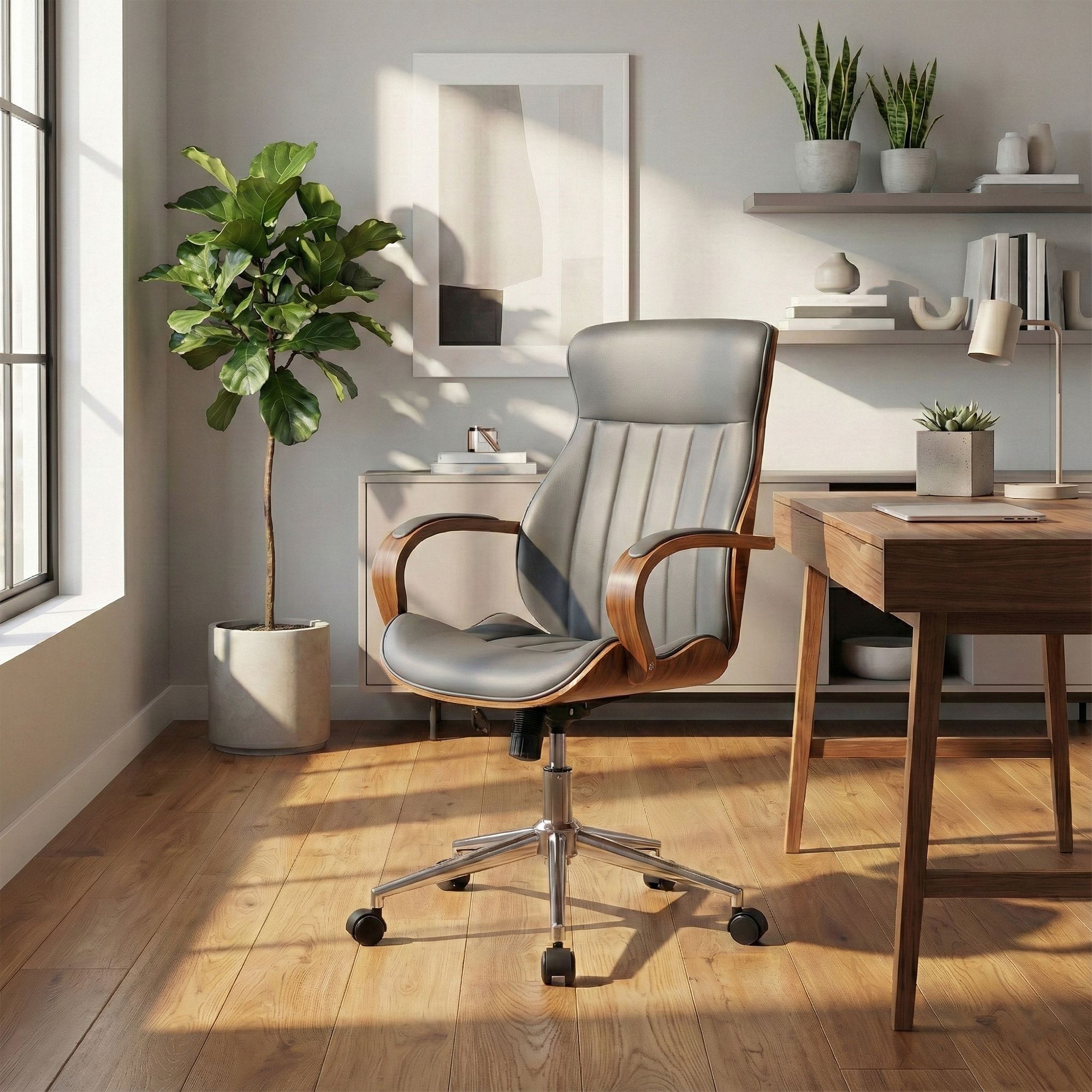 Fauteuil de bureau Melilla en similicuir