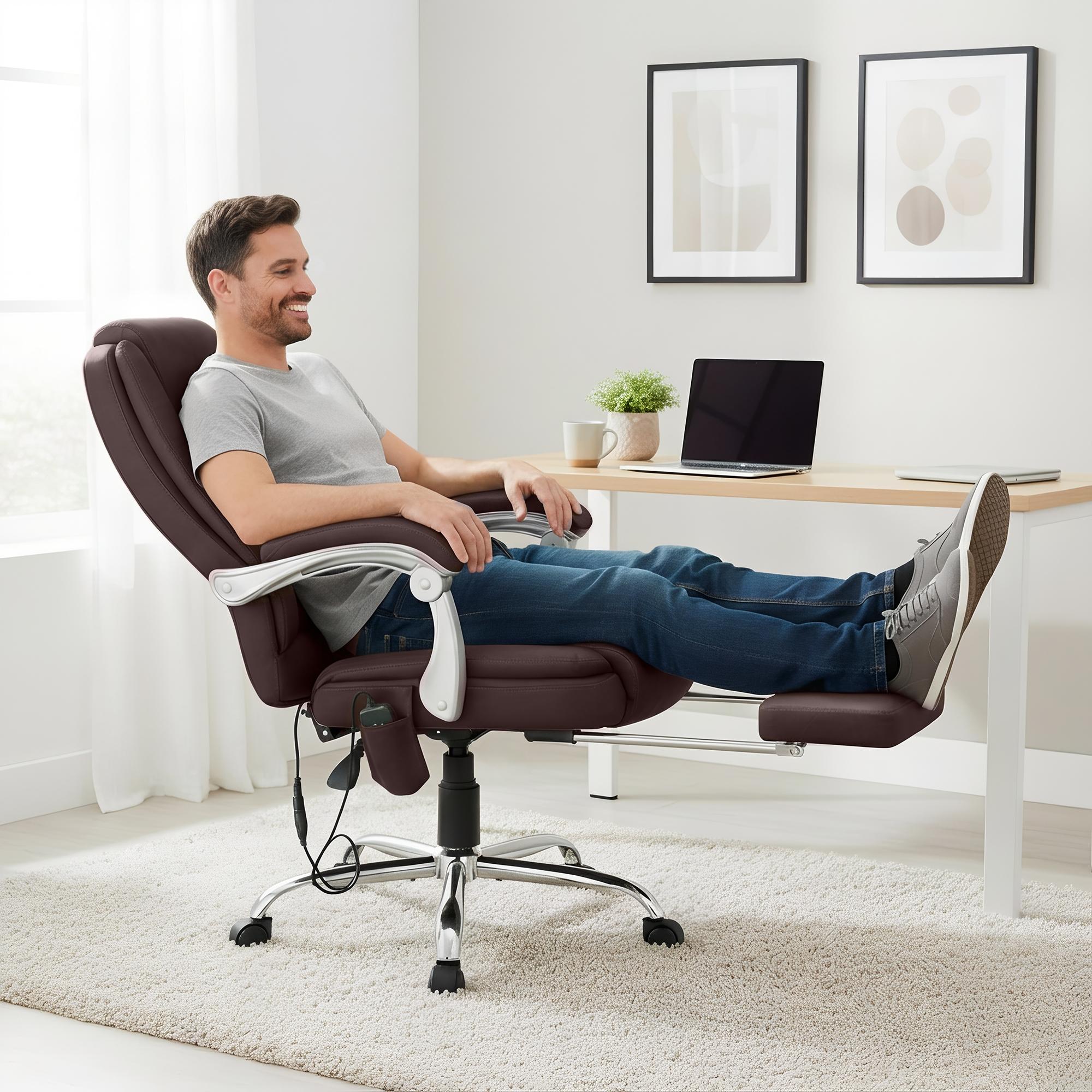 Chaise de bureau Rubia avec fonction massage