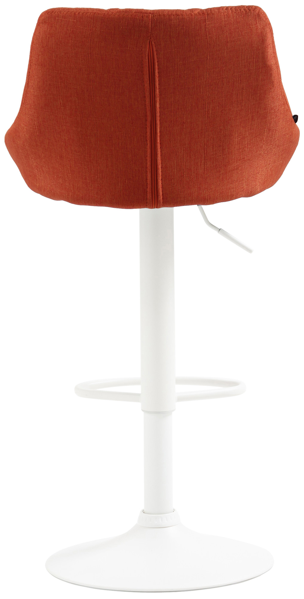 Tabouret de bar Lazio en Tissu Hauteur réglable siège pivotant