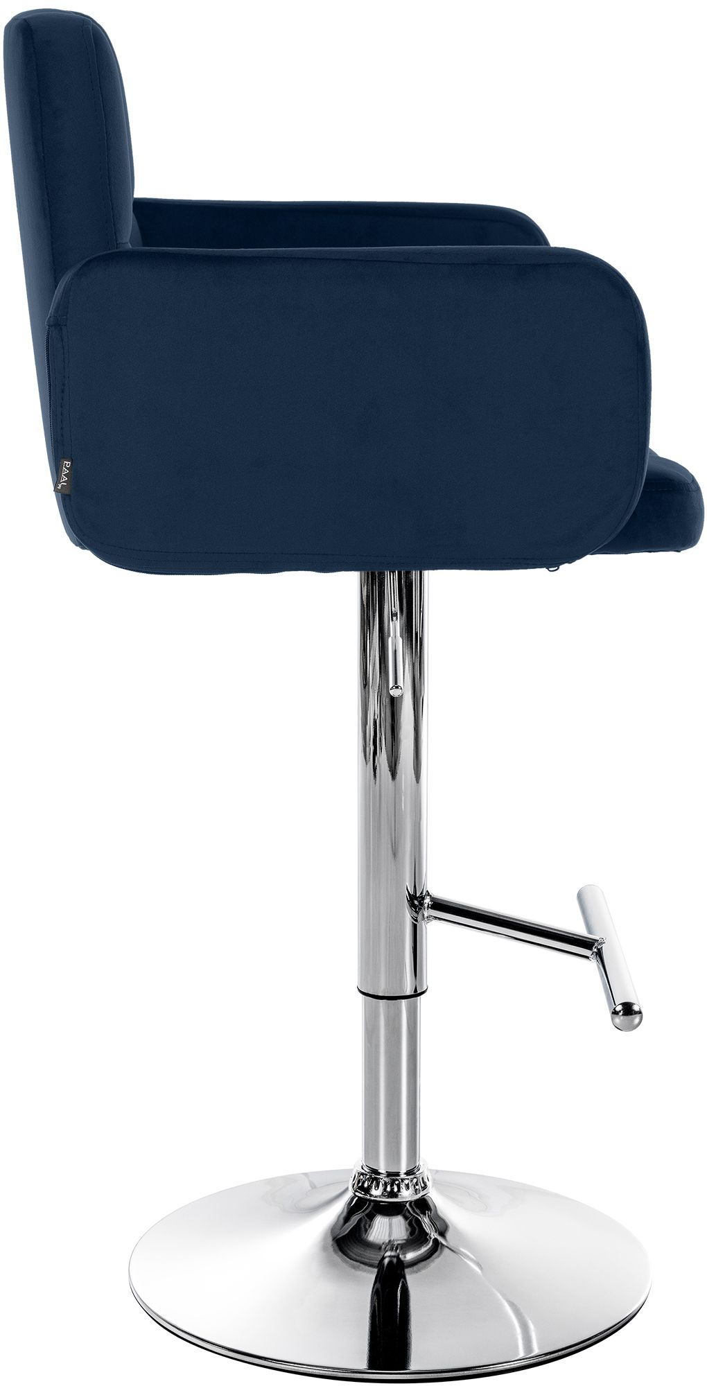 Lot de 2 tabourets de bar Los Angeles velours