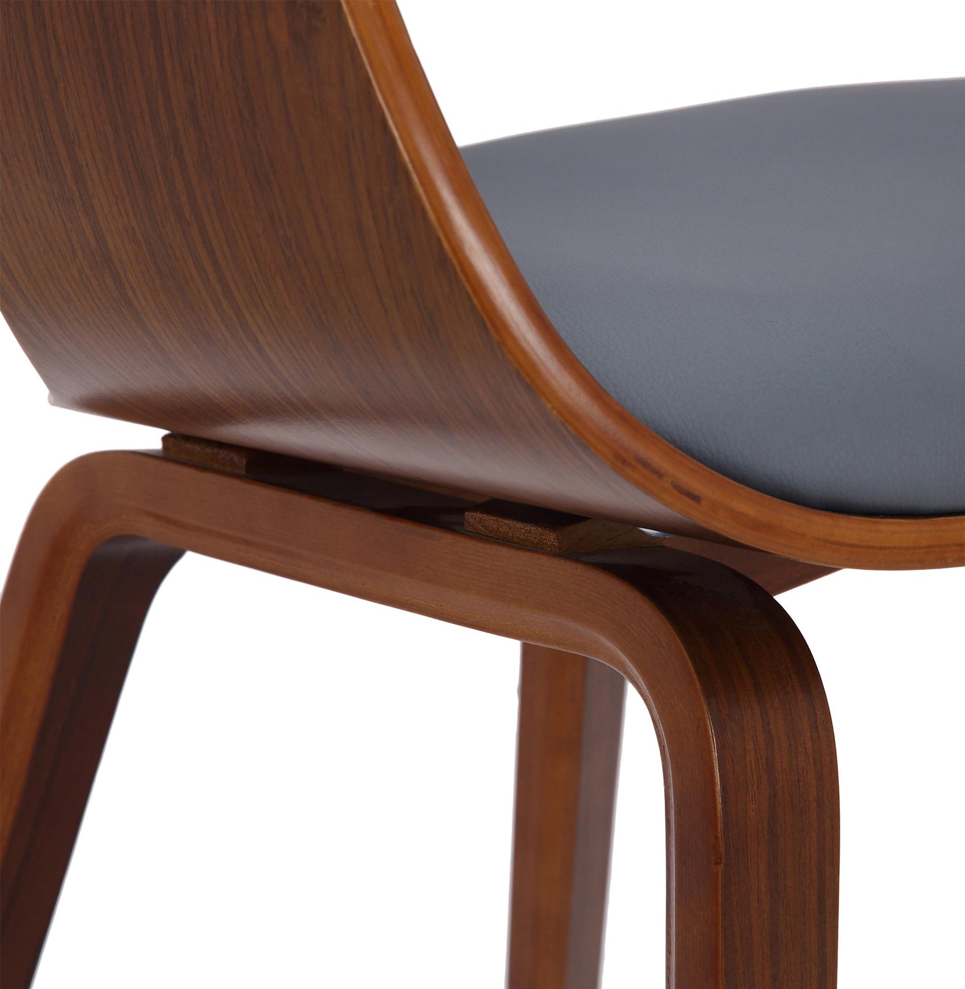 Chaise retro Kingston en similicuir