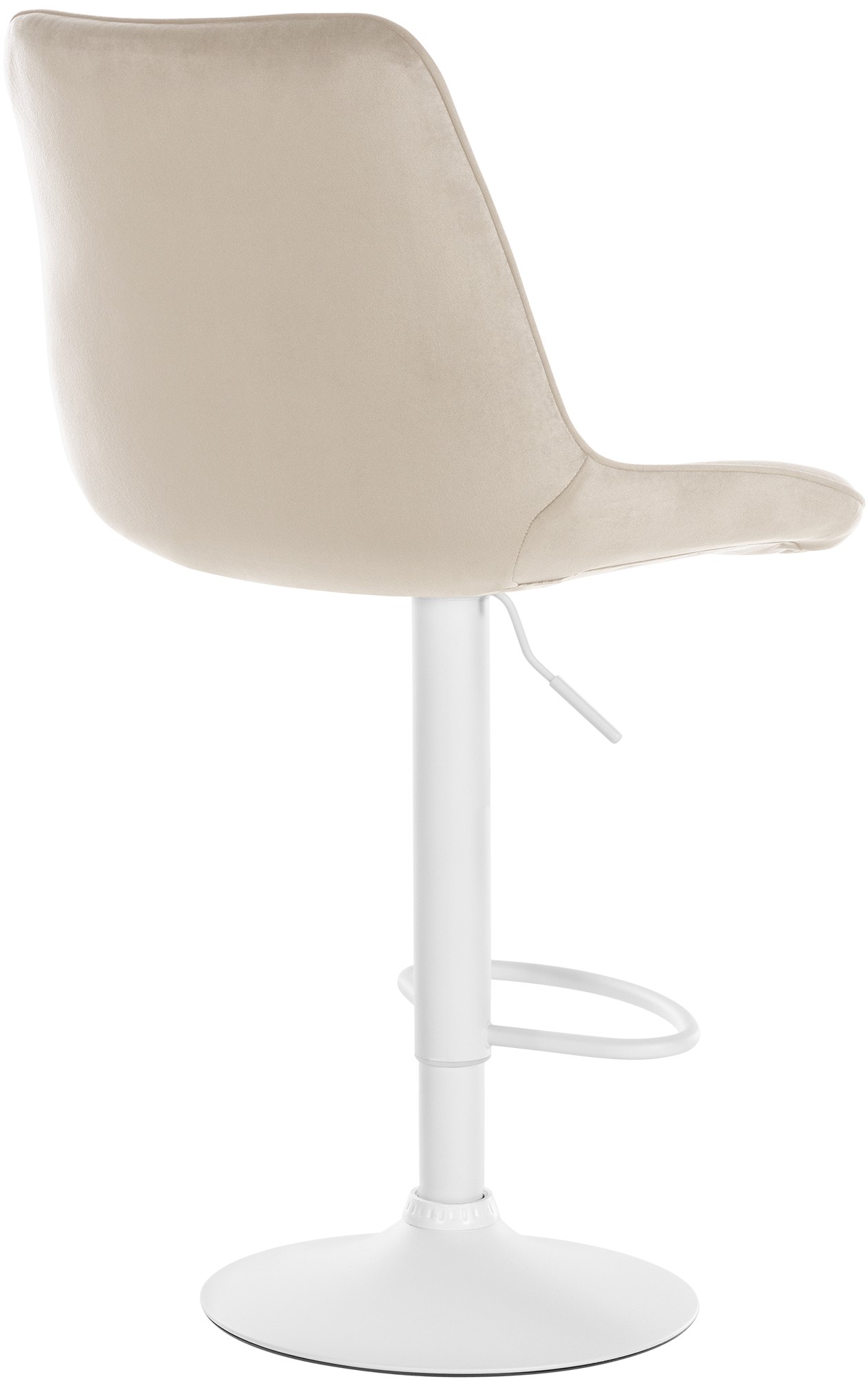Lot de 2 tabourets de bar Toni velours