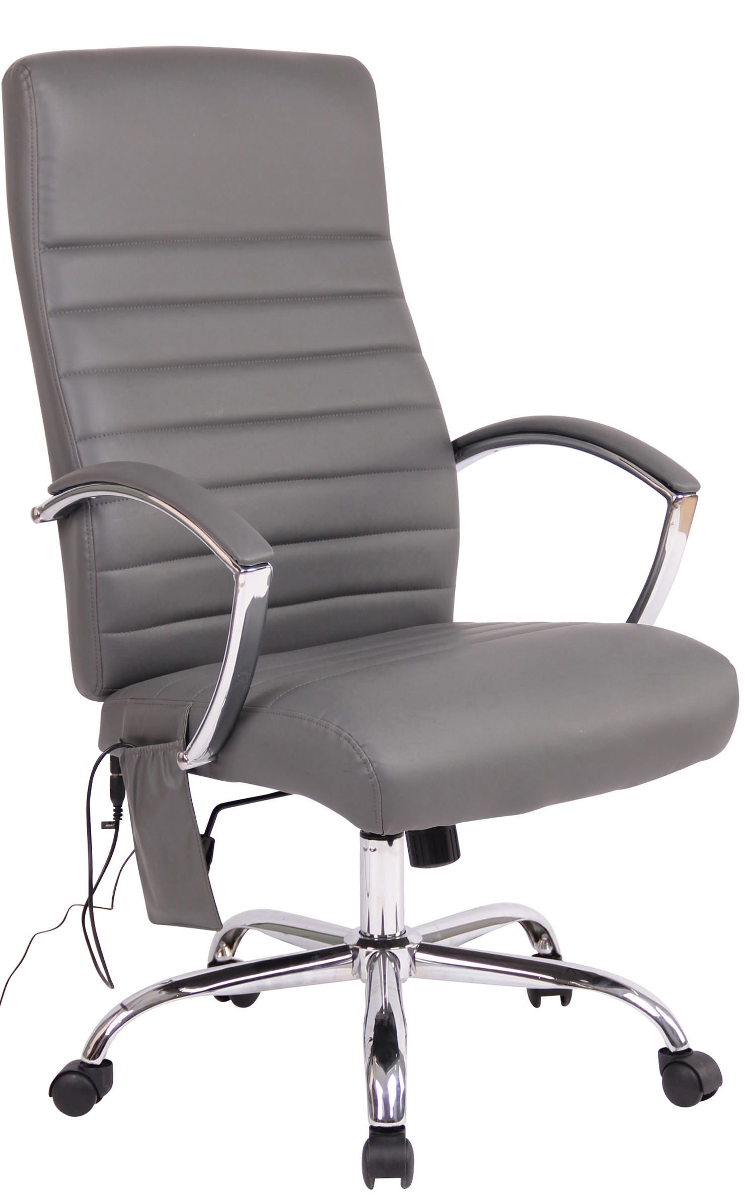 Fauteuil de bureau Valais avec fonction de massage en tissu ou en similicuir