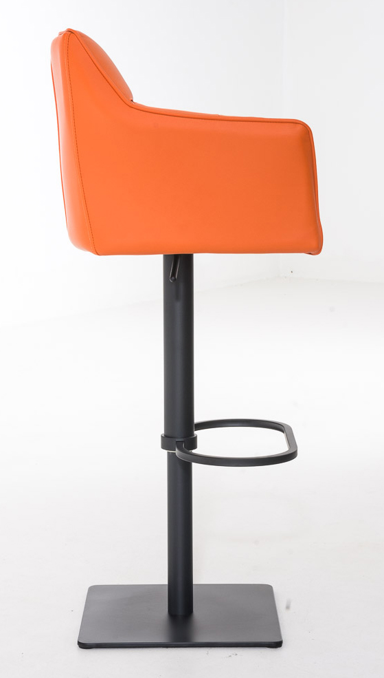 Lot de 2 tabourets de bar Damaso en similicuir