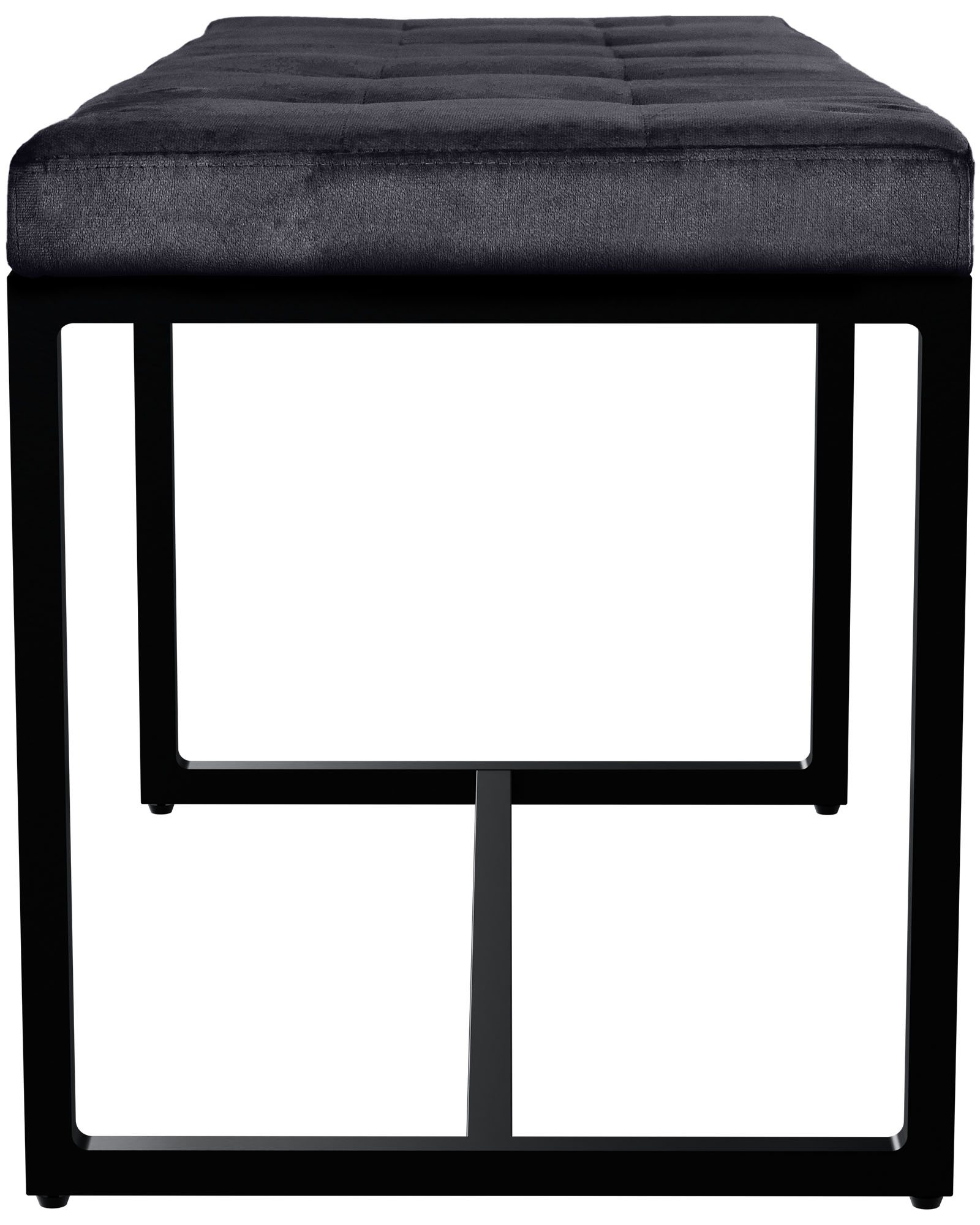 Banc Barci avec structure noire