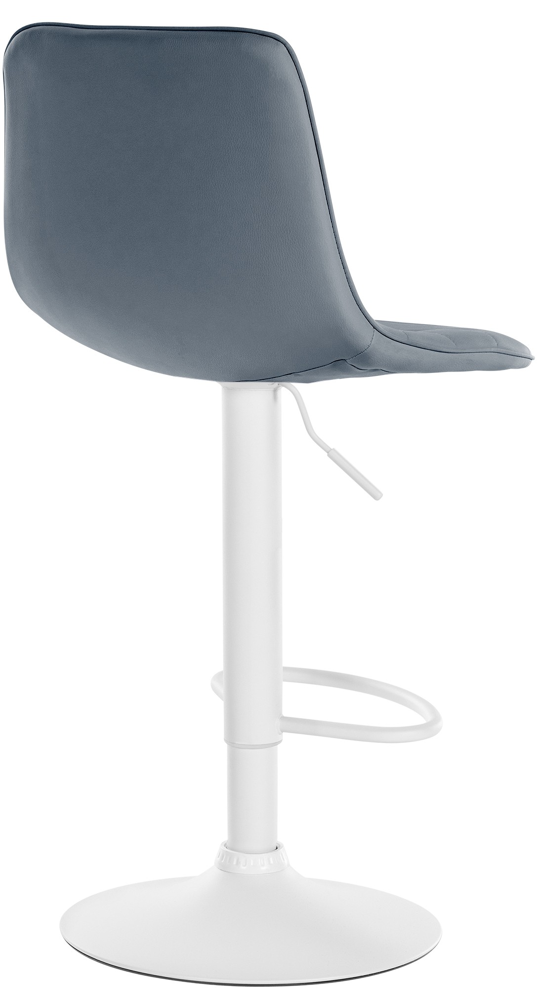 Tabouret de bar Lex en Similicuir Pied trompette en Métal