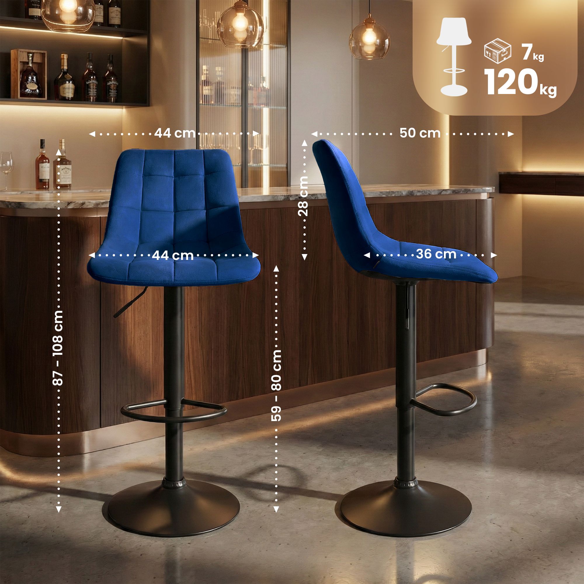 Tabouret de bar Mapun