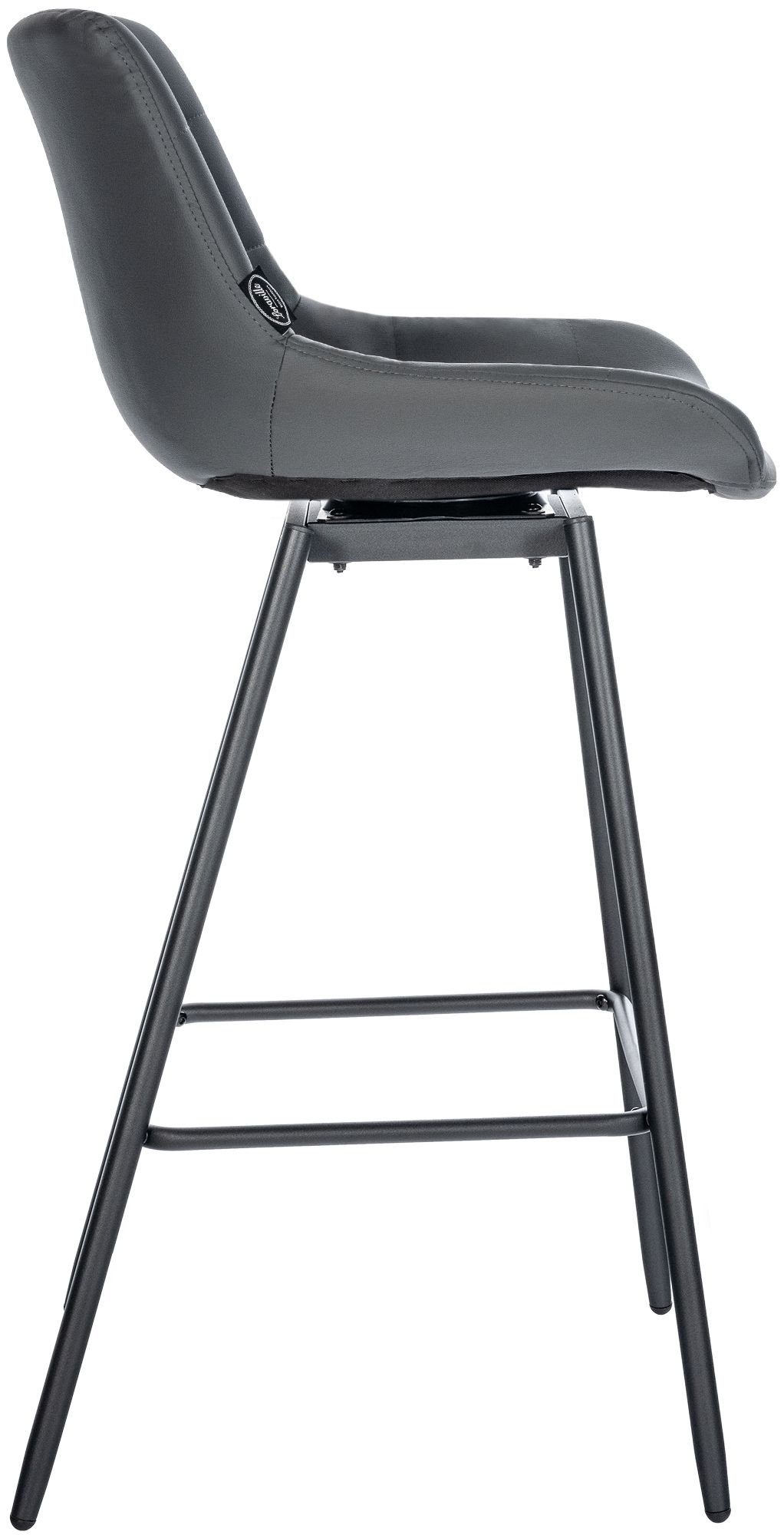 Lot de 4 tabourets de bar Weston pivotants