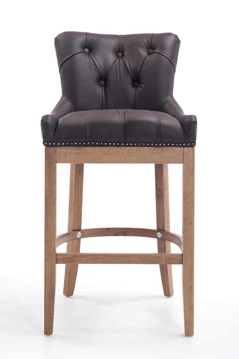 Lot de 2 Tabourets de bar Lakewood en véritable Cuir