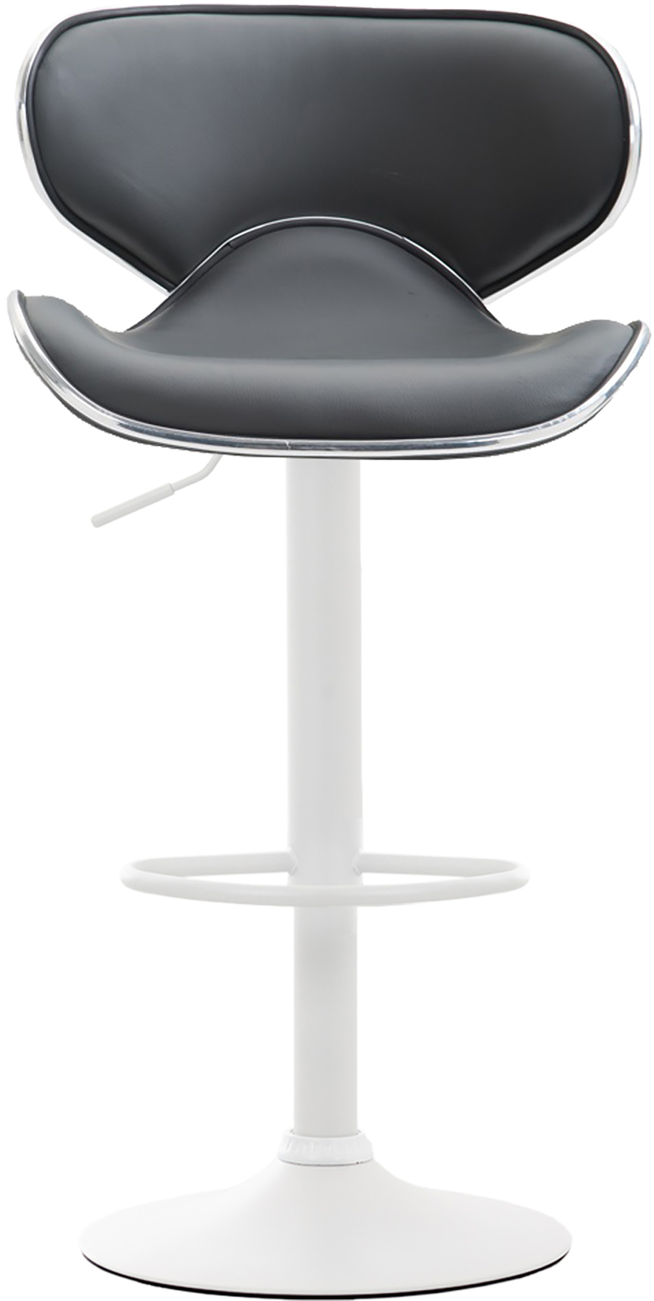 Tabouret de bar Las Vegas V2 similicuir avec pied en métal
