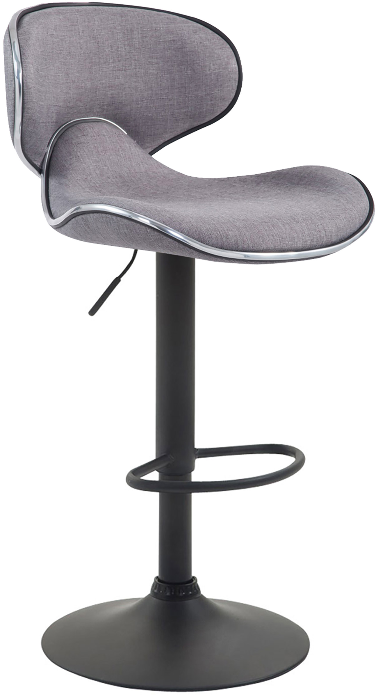Lot de 2 tabourets de bar Las Vegas V2 en tissu