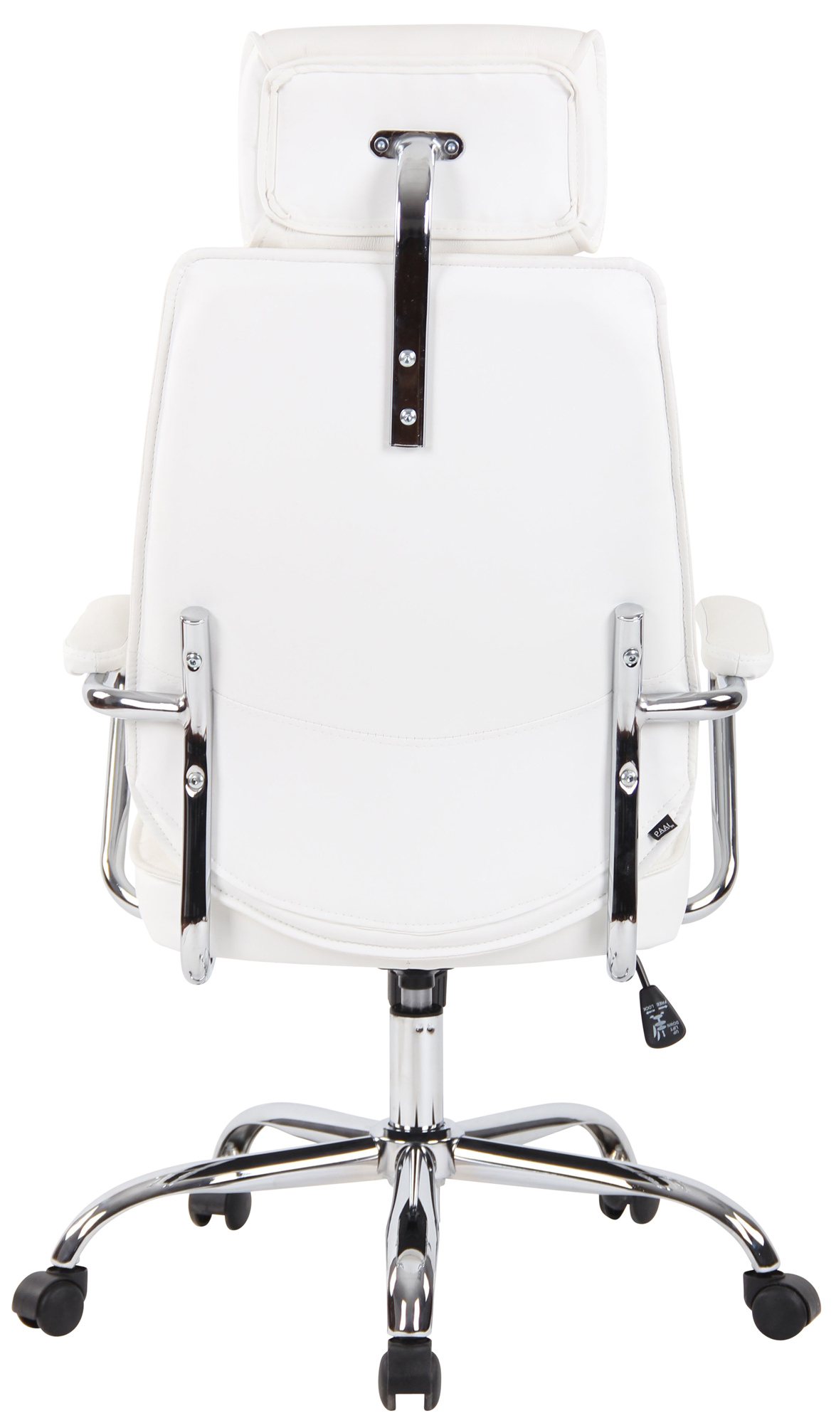 Fauteuil de bureau  Rako en véritable cuir ajustable et pivotant