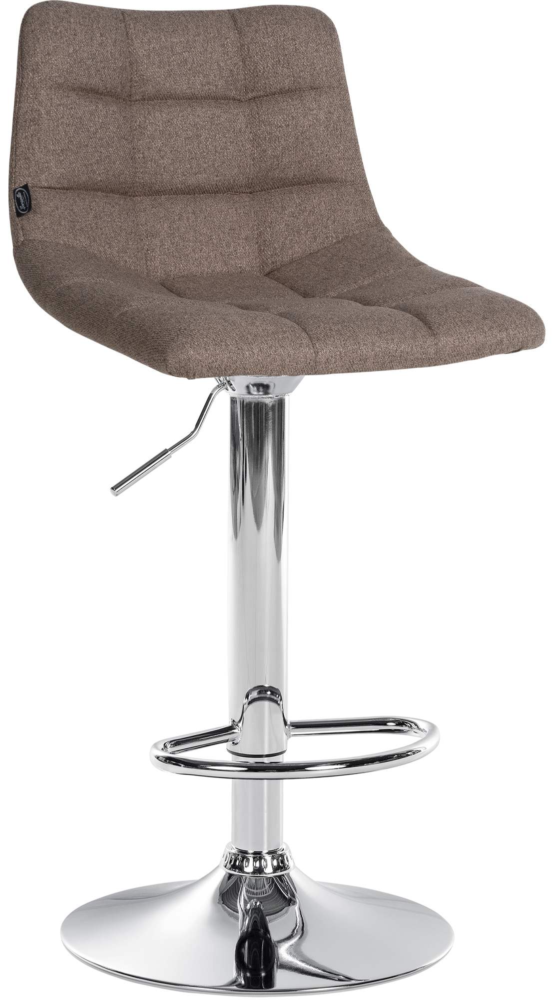 Lot de 2 tabourets de bar Jerry tissu