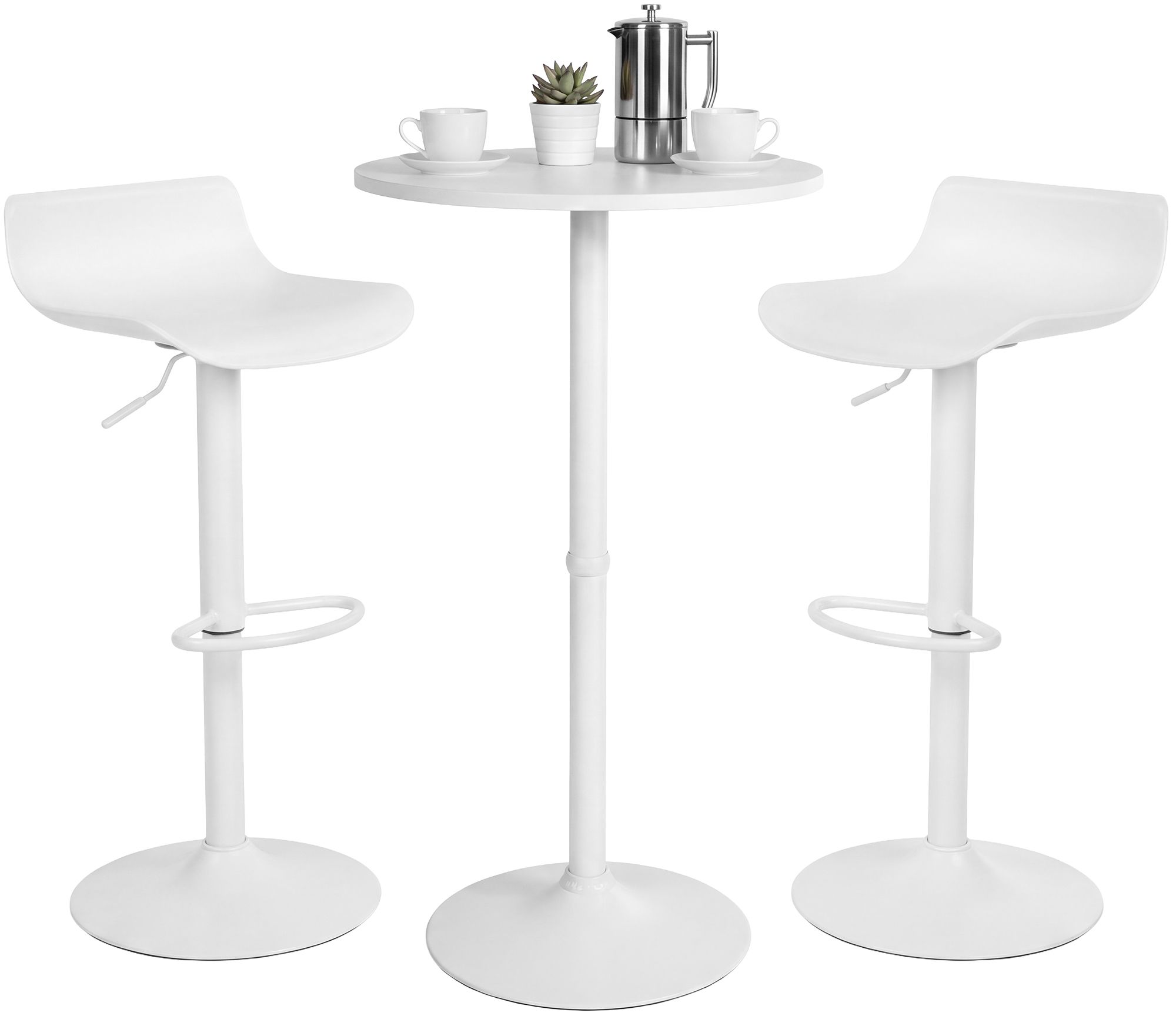 Ensemble table de bar Navo avec 2 tabourets de bar