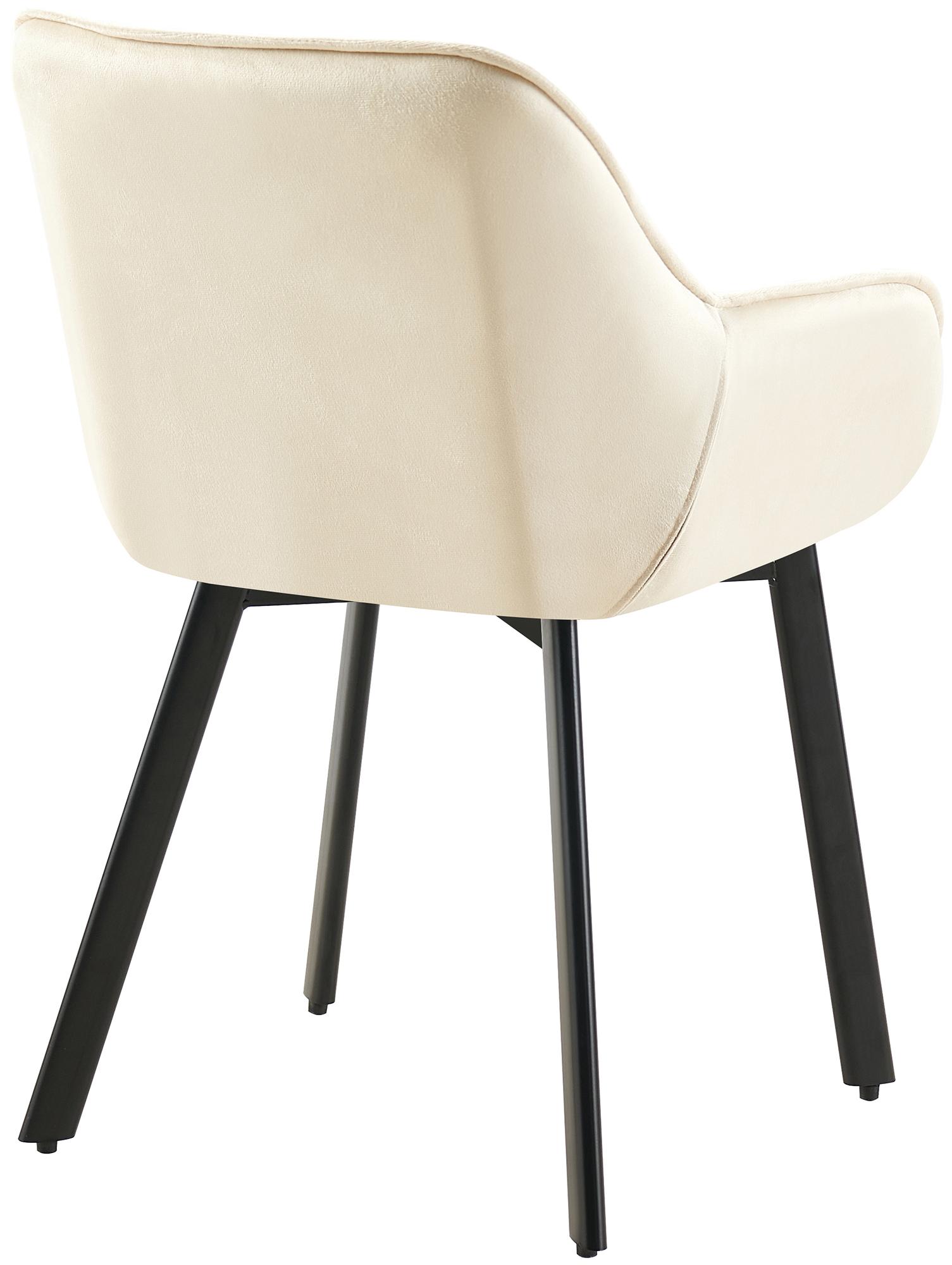 Lot de 2 Chaises de Salle à Manger Pivotantes Antigo en Velours