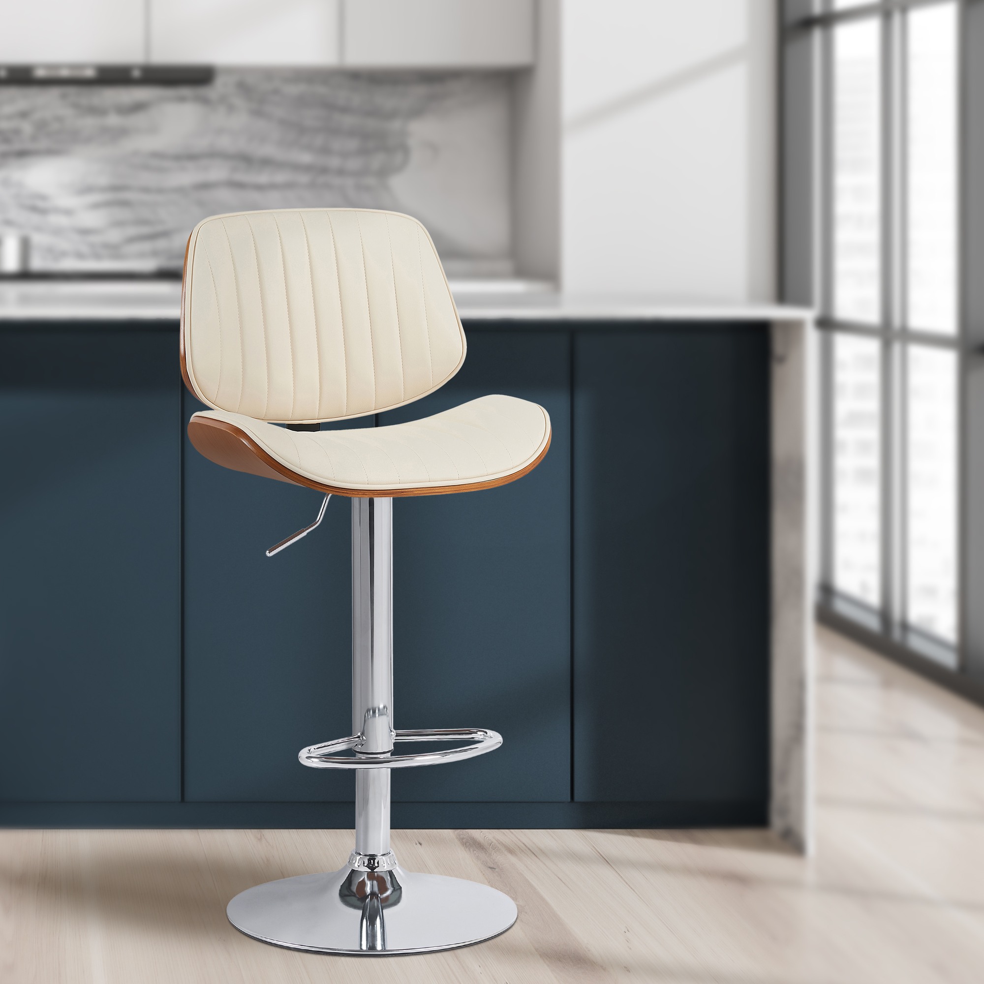Tabouret de bar Clawson similicuir