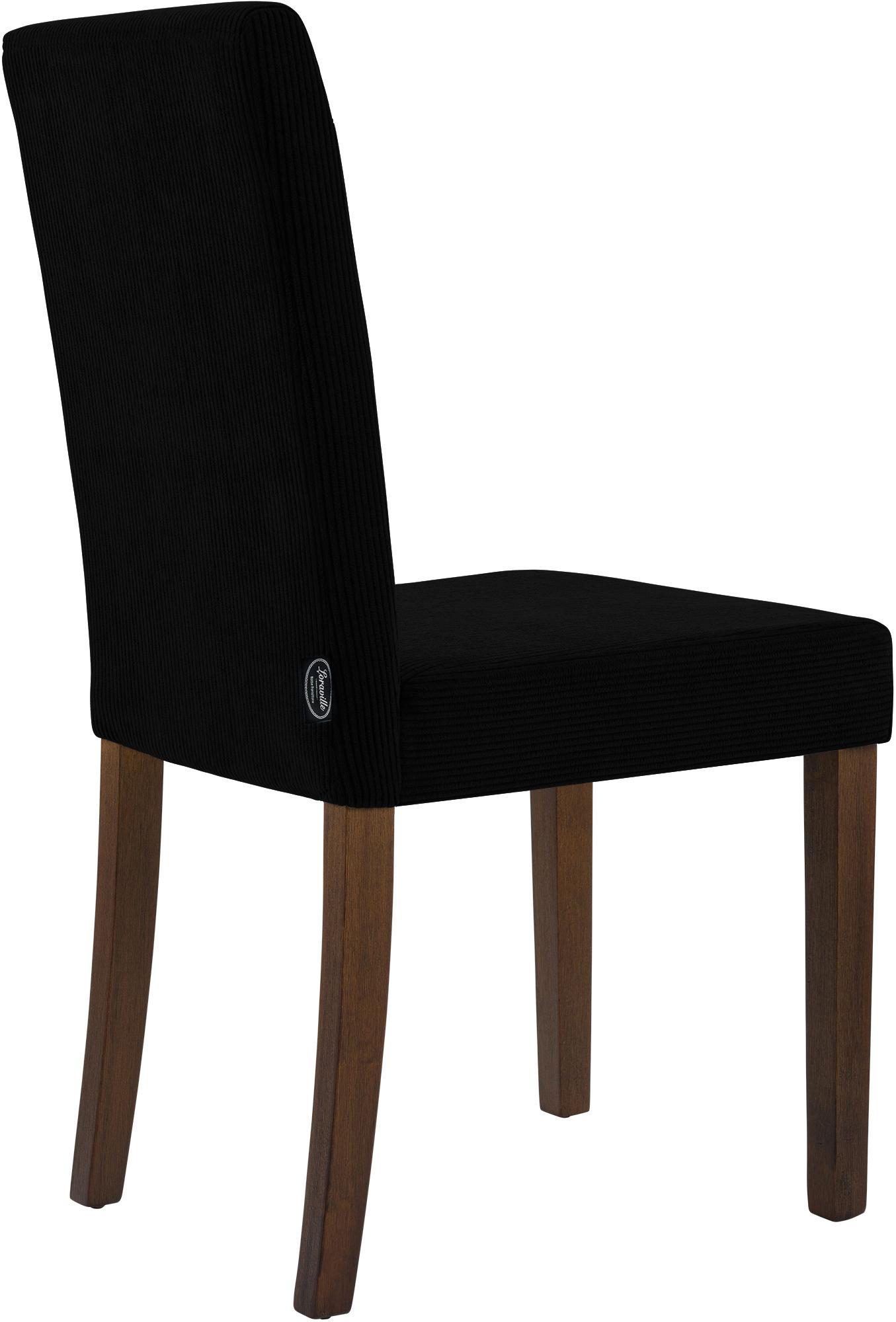 Lot de 2 chaises de salle a manger Ina en velours cotele