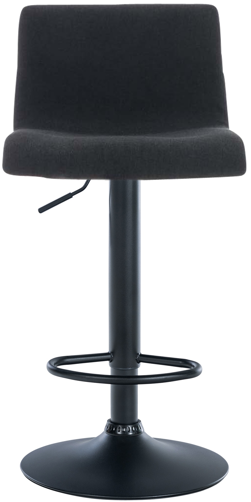 Tabouret de bar Hover Assise en Tissu Piètement Métal chromé