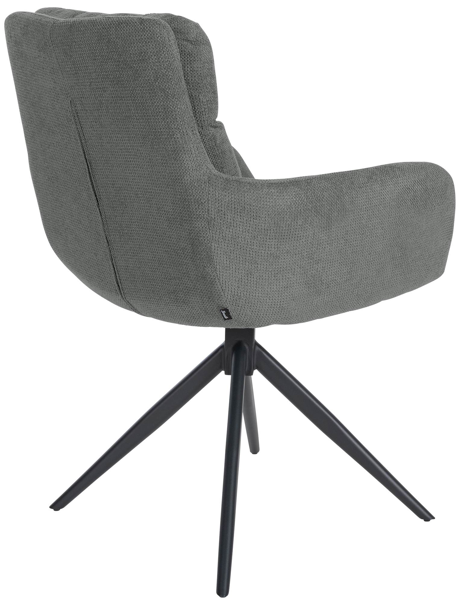 Lot de 2 chaises de salle à manger Vilas tissu