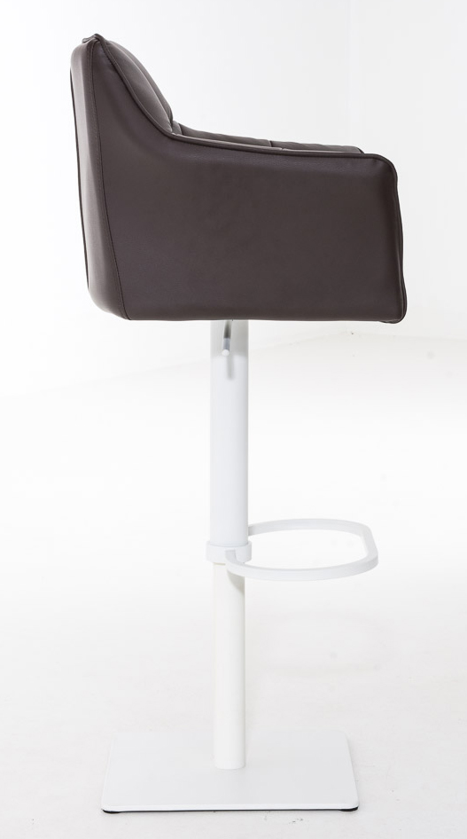 Lot de 2 tabourets de bar Damaso en similicuir
