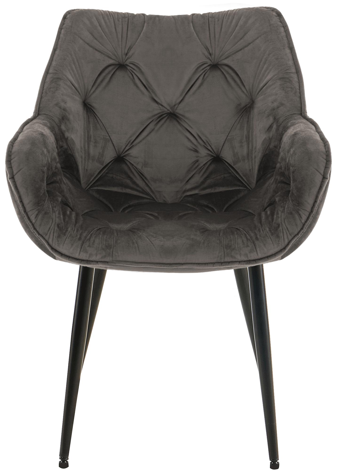 Lot de 2 chaises Tanna velours