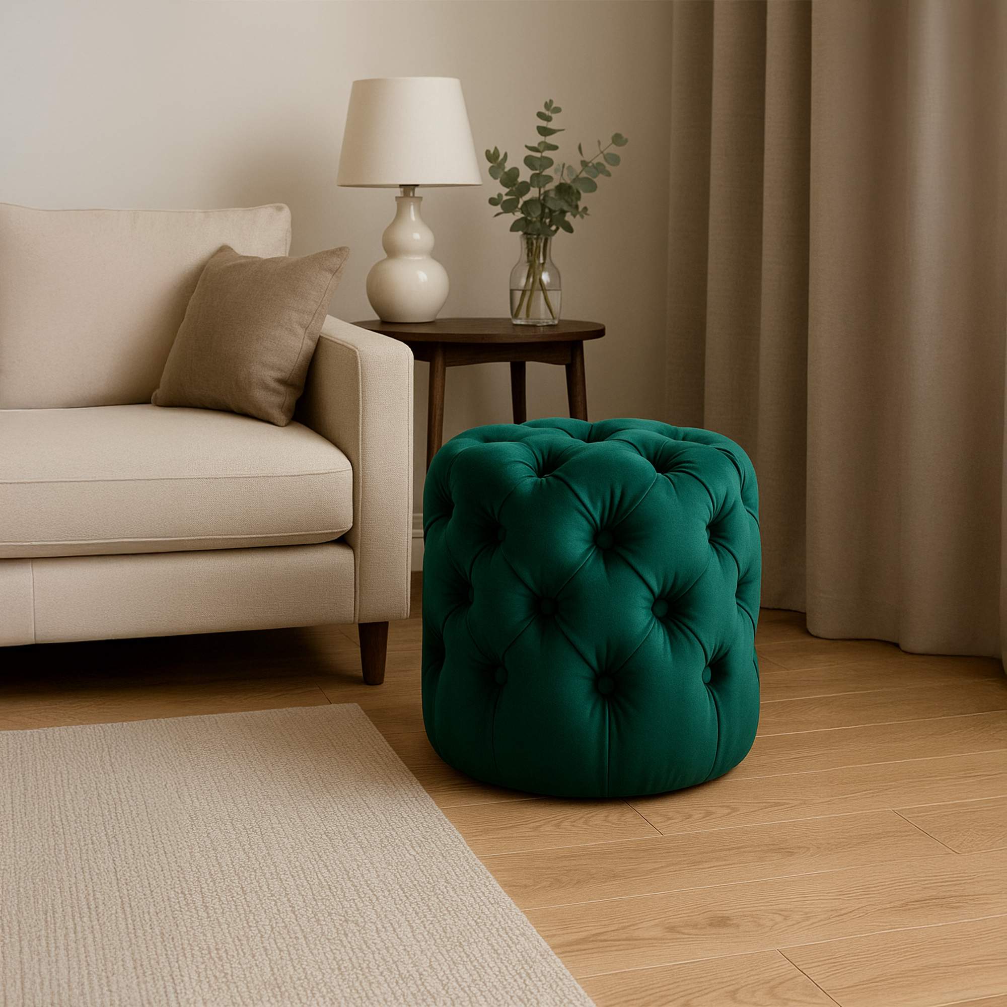 Tabouret Drancy Velours