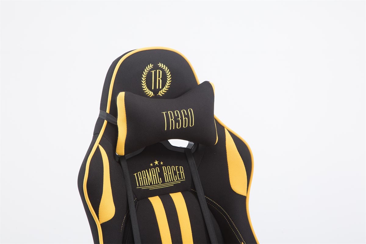 Fauteuil de bureau racing Limit tissu avec ou sans repose-pieds