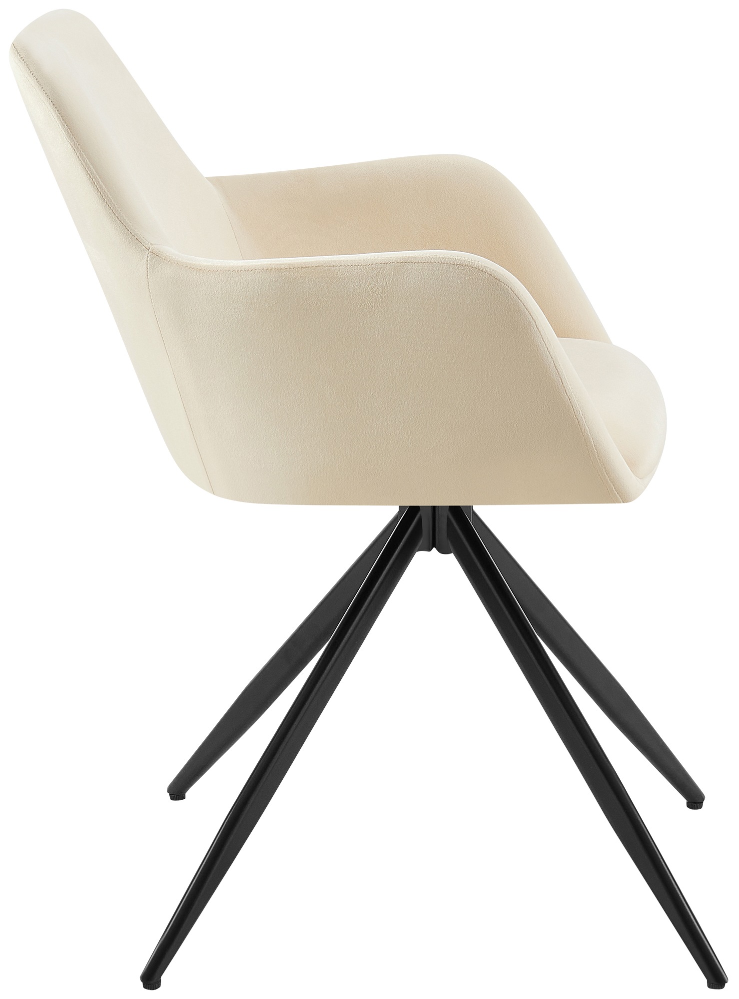 Chaise de salle à manger Olema velours