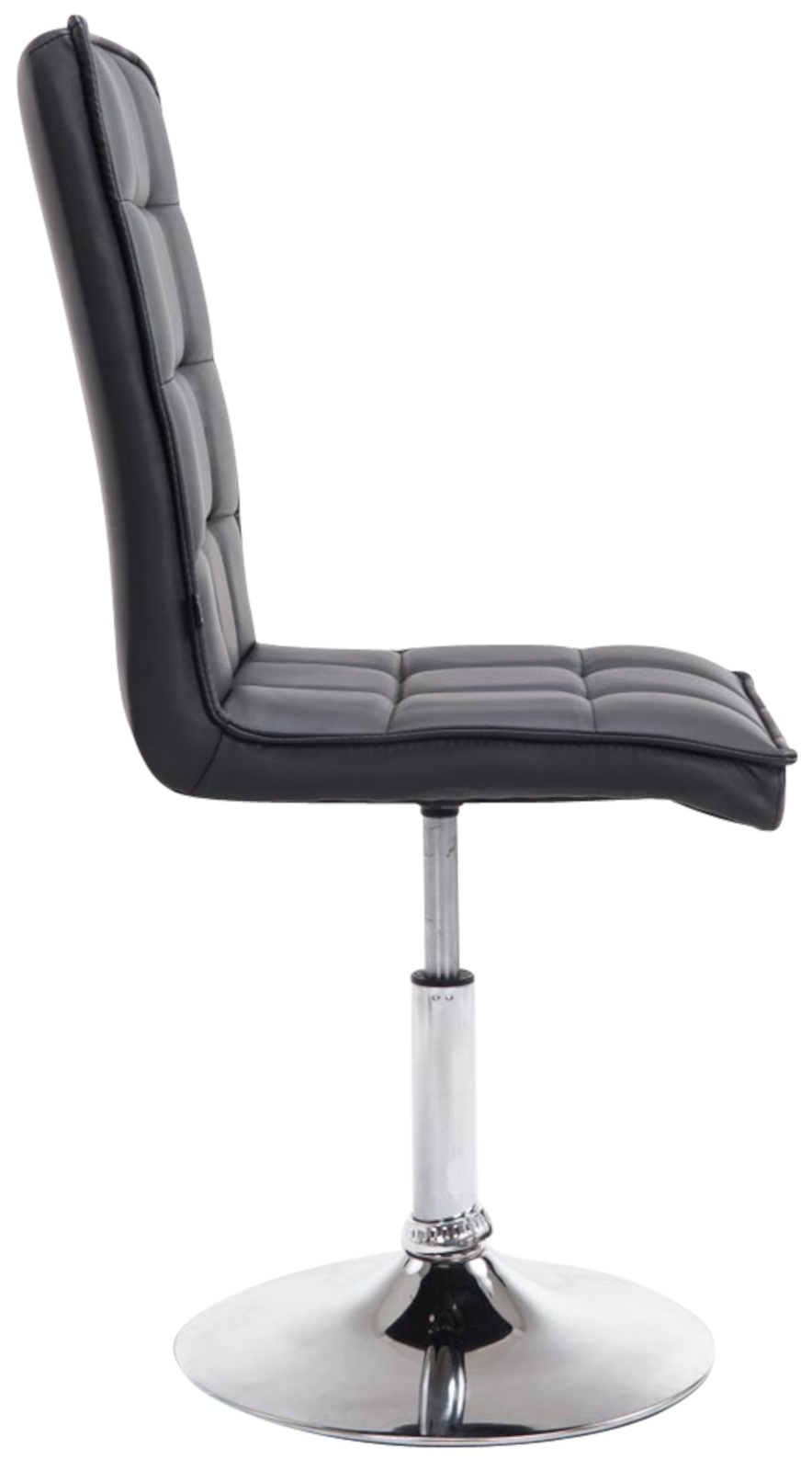 Lot de 2 chaises de salle à manger Peking V2 en similicuir pied trompette