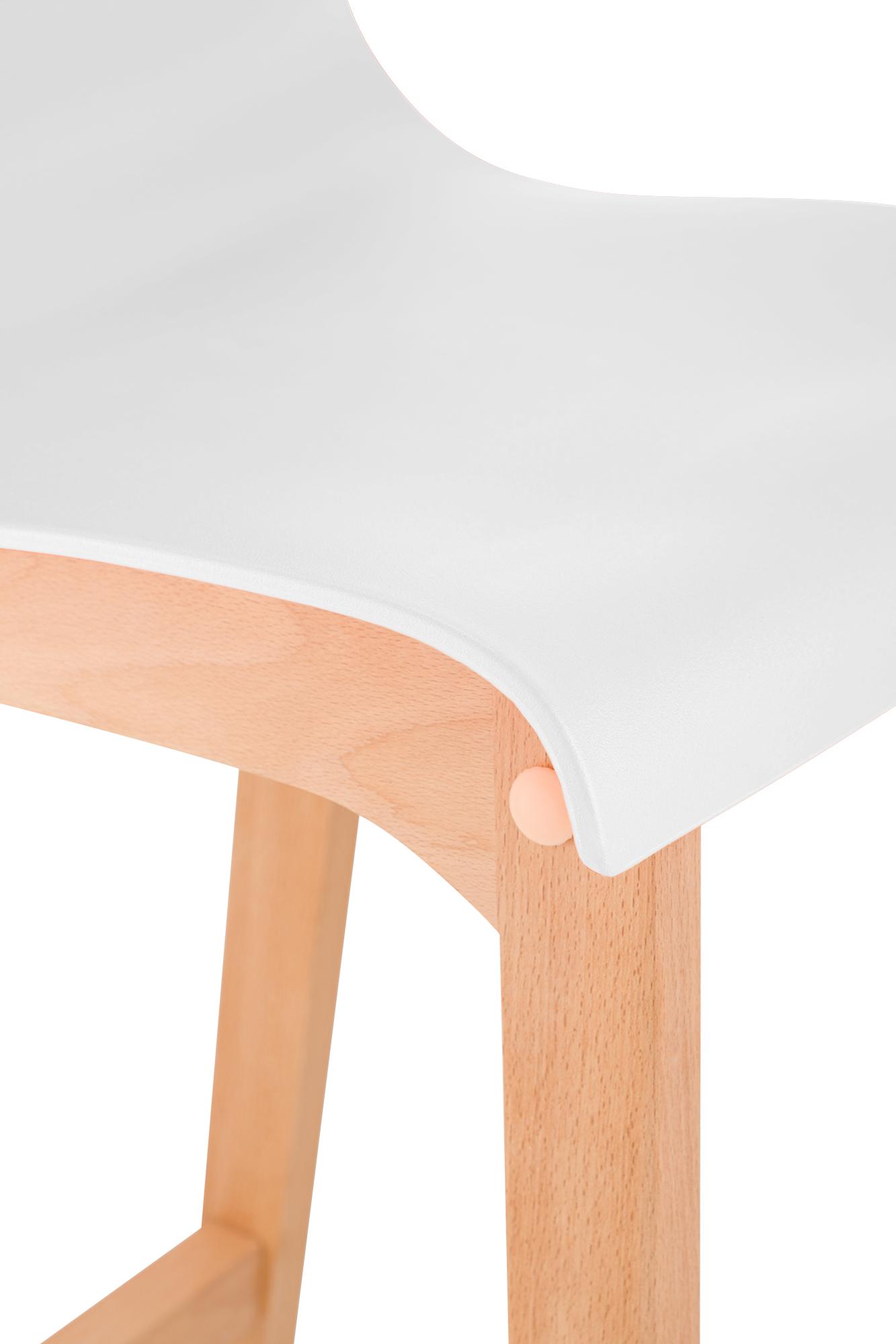 Tabouret de Bar Hover Pieds en Plastique Natura
