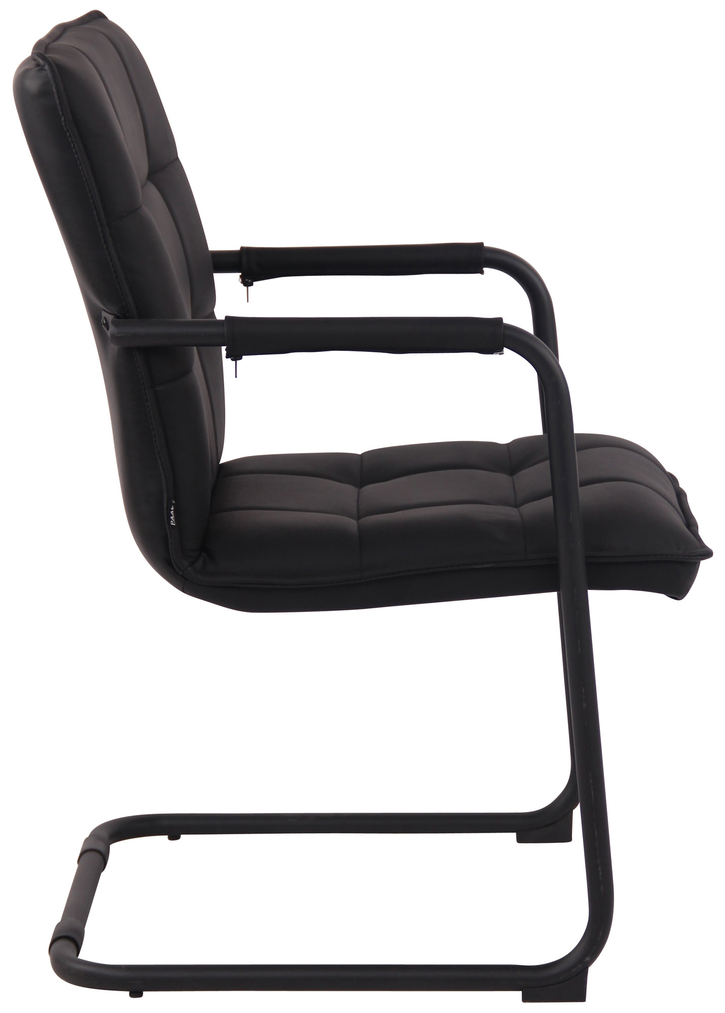 Chaise Cantilever Gandia en Véritable Cuir