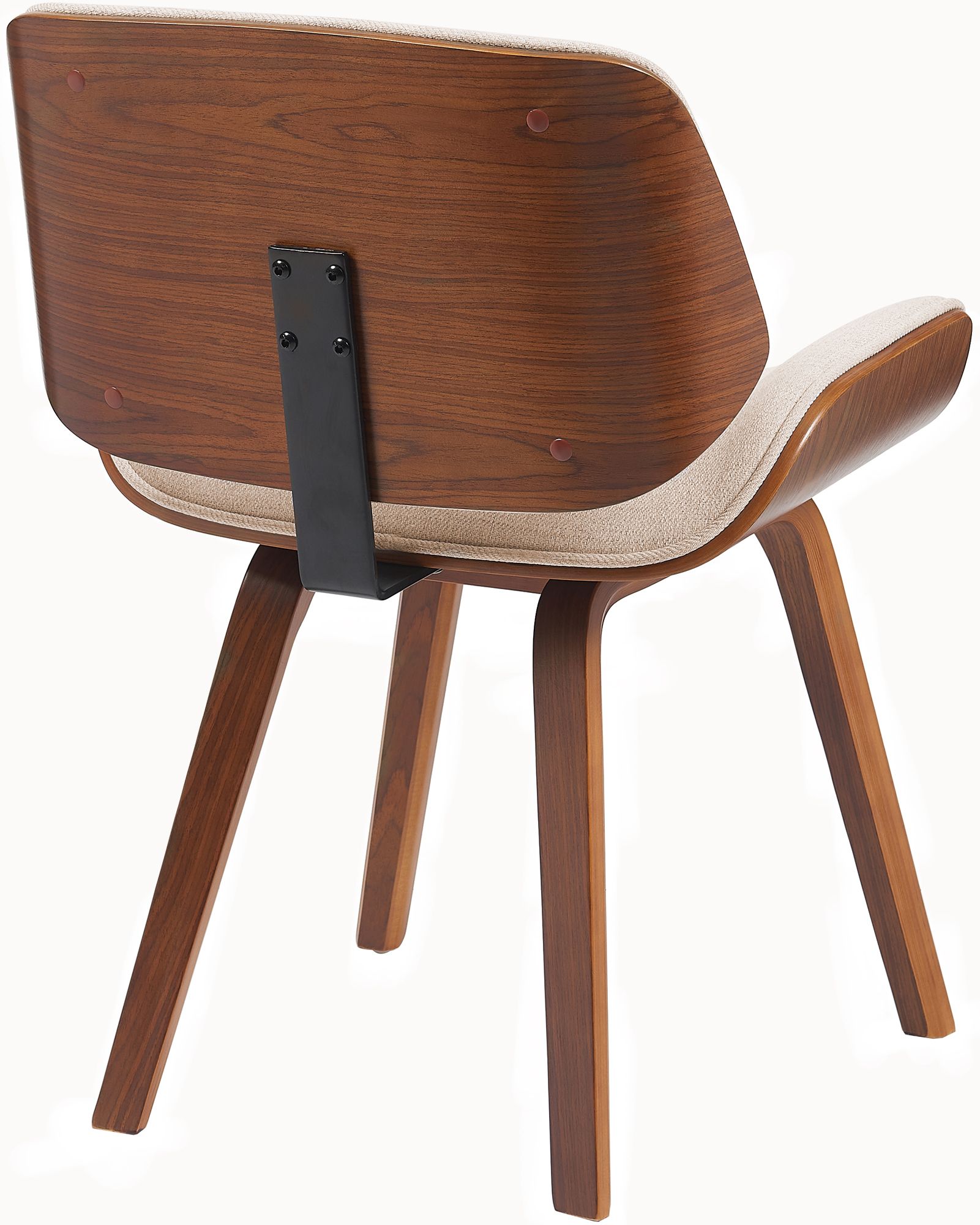 Chaises de salle a manger Beverley lot de 2 en tissu