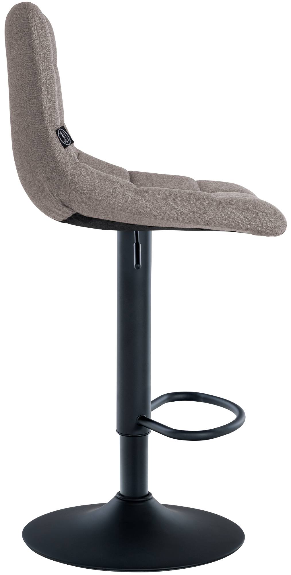 Lot de 2 tabourets de bar Jerry tissu