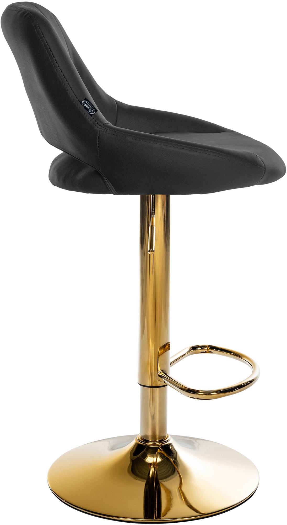 Lot de 2 tabourets de bar Milet en similicuir
