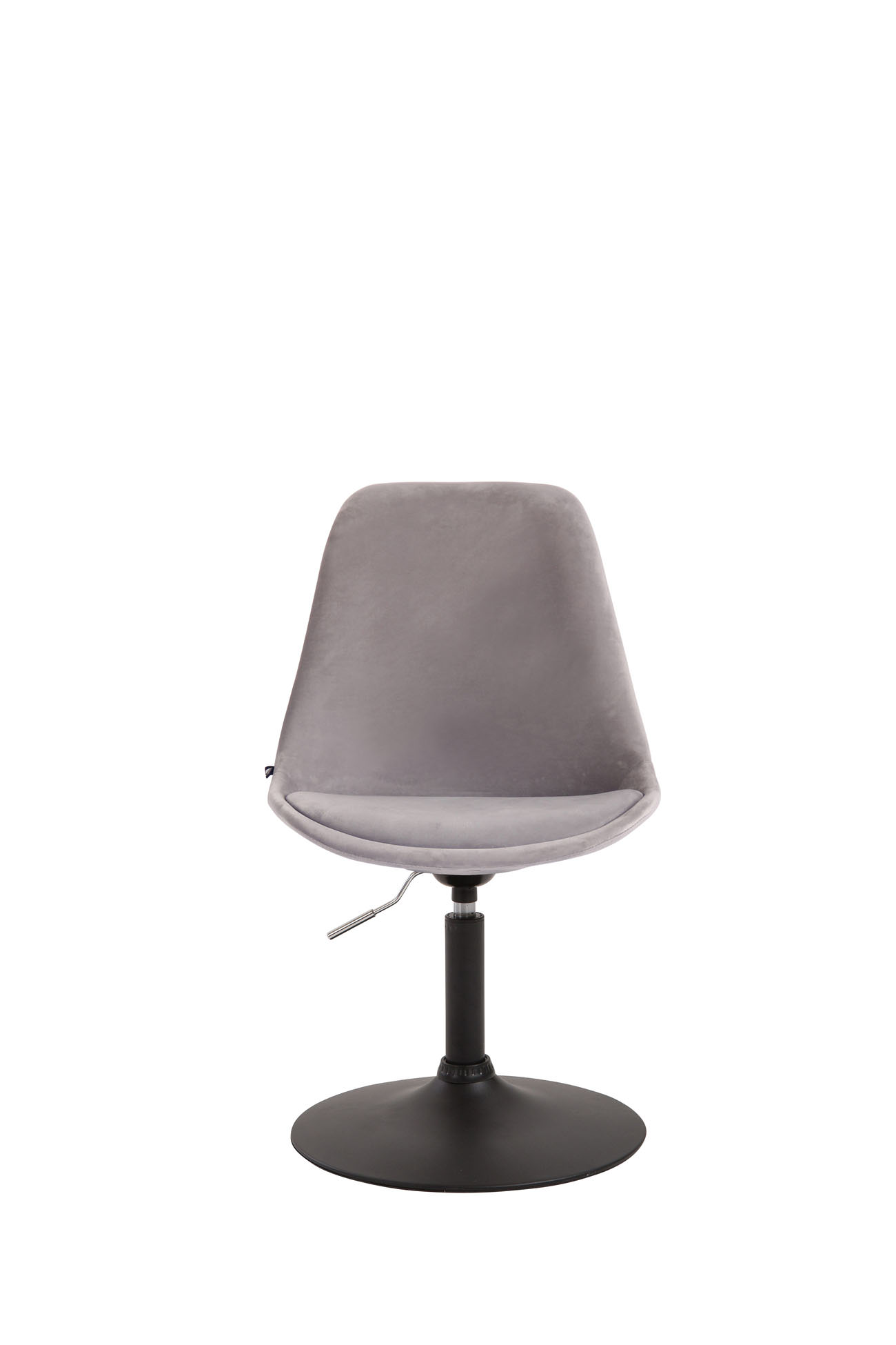 Chaise de salle à manger Maverick en velours avec pied trompette