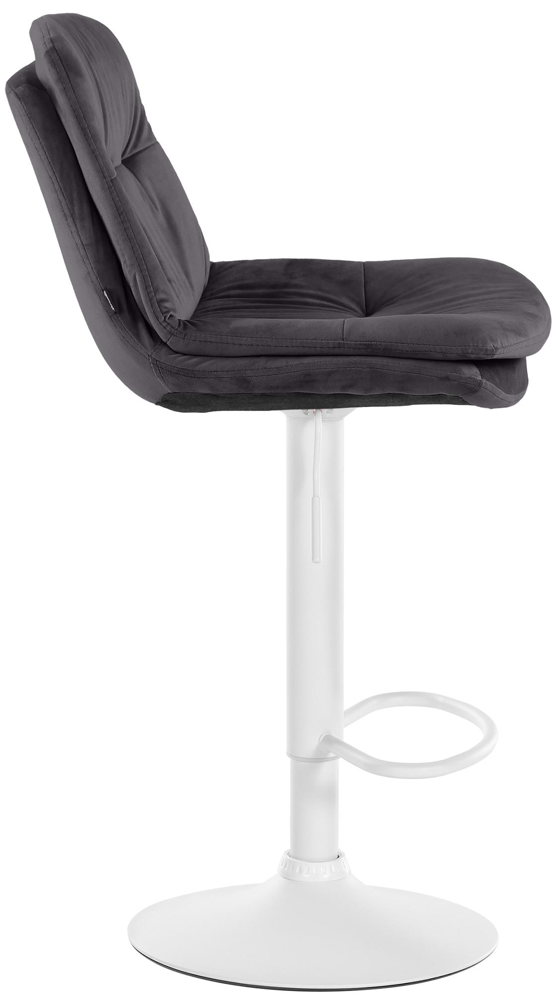 Tabouret de bar Laurel velours