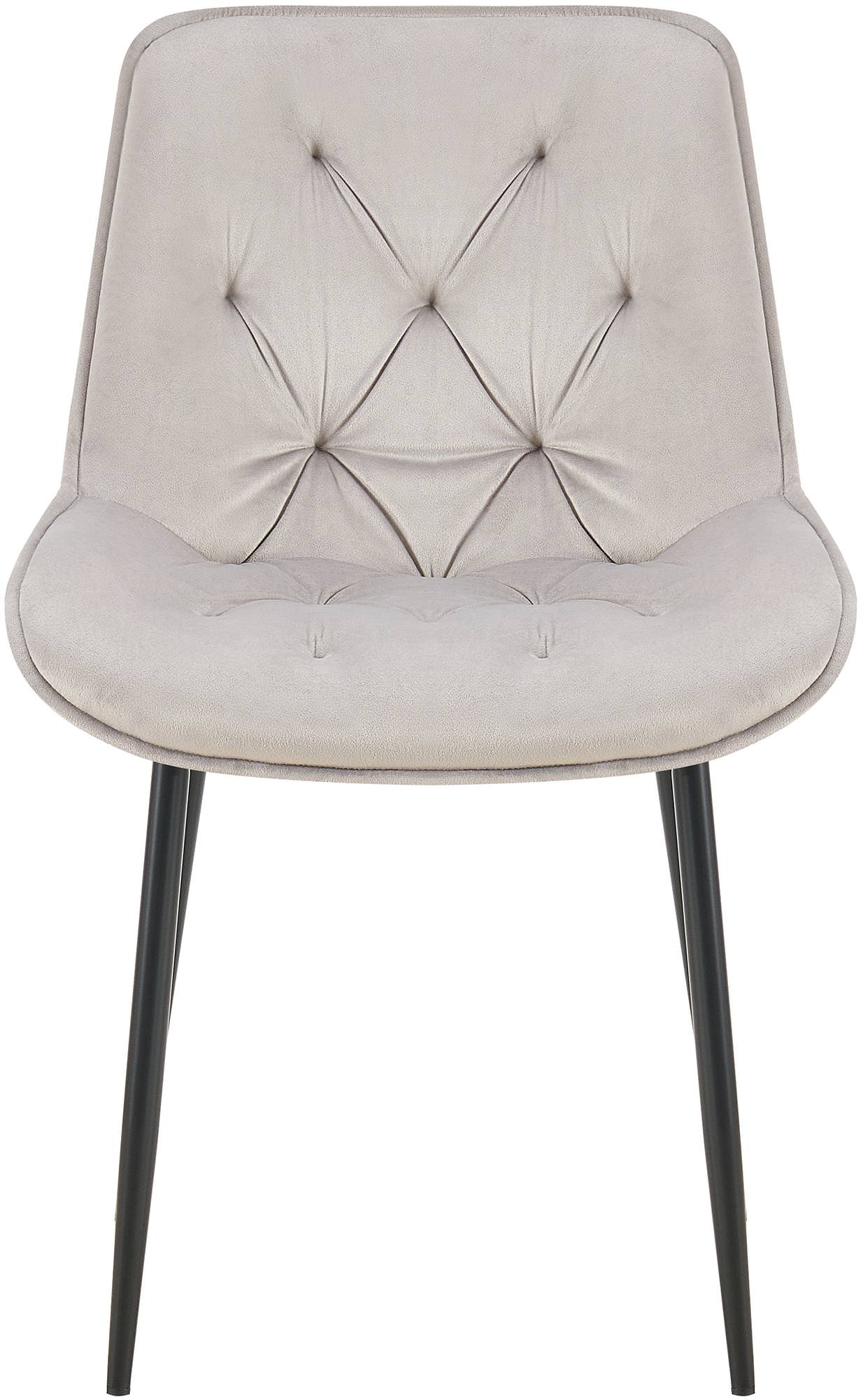 Lot de 2 chaises de salle à manger Wallace velours