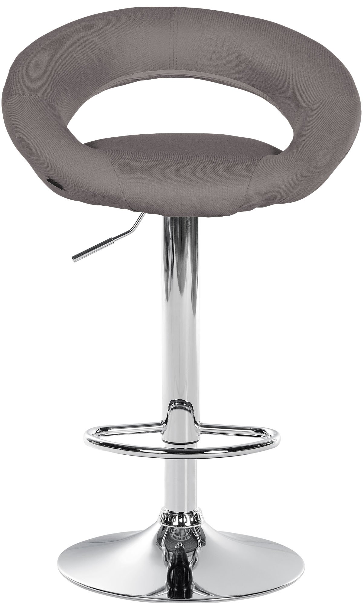 Lot de 2 tabourets de bar Olinda tissu
